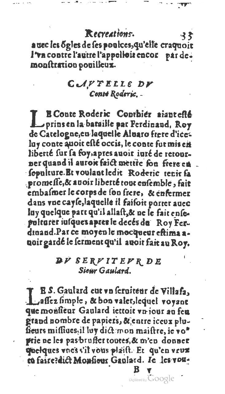 1611 - Jean Osmont - Trésor des récréations - BSB Munich