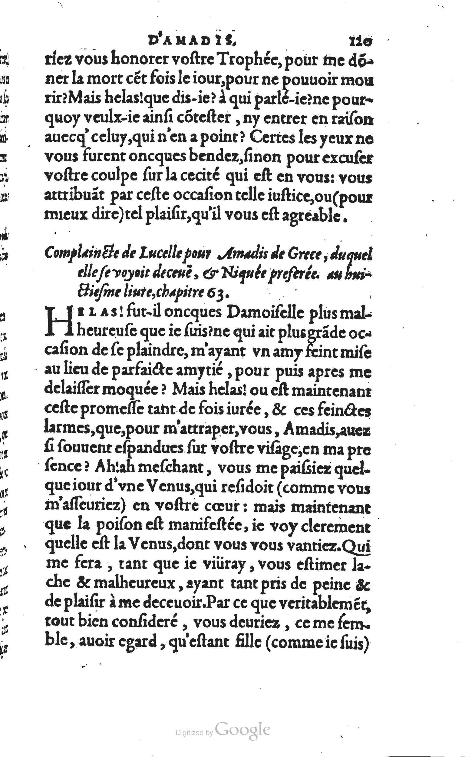 1560 - Vincent Sertenas et Gilles Robinot - Trésor des Amadis - British Library