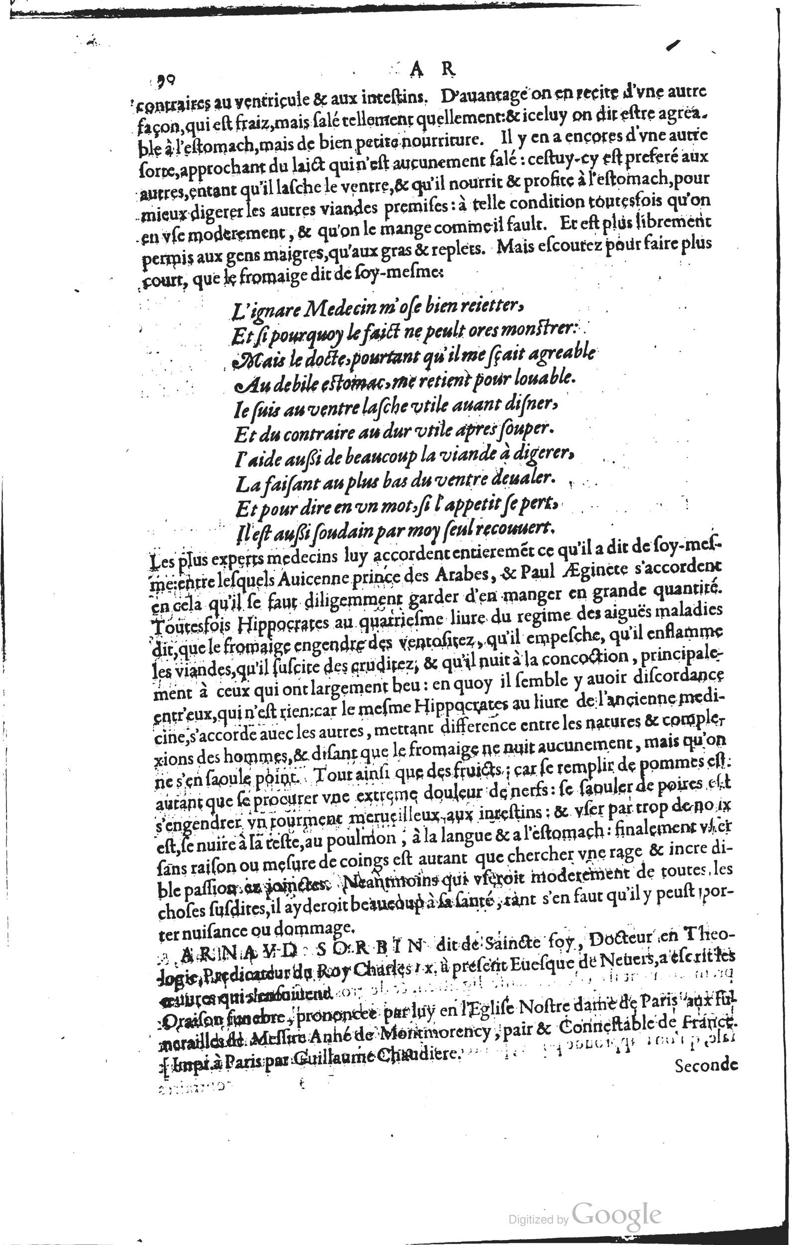 1585 - Barthélemy Honorat - Bibliothèques françaises - BSB Munich