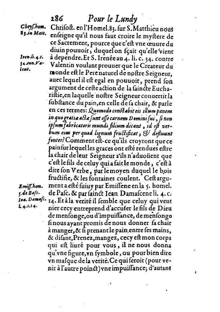 1607 - Nicolas Du Fossé - Trésor quadragésimal - T 02 - BM Lyon 1607 - Nicolas Du Fossé - Trésor quadragésimal - T 02 - BM Lyon