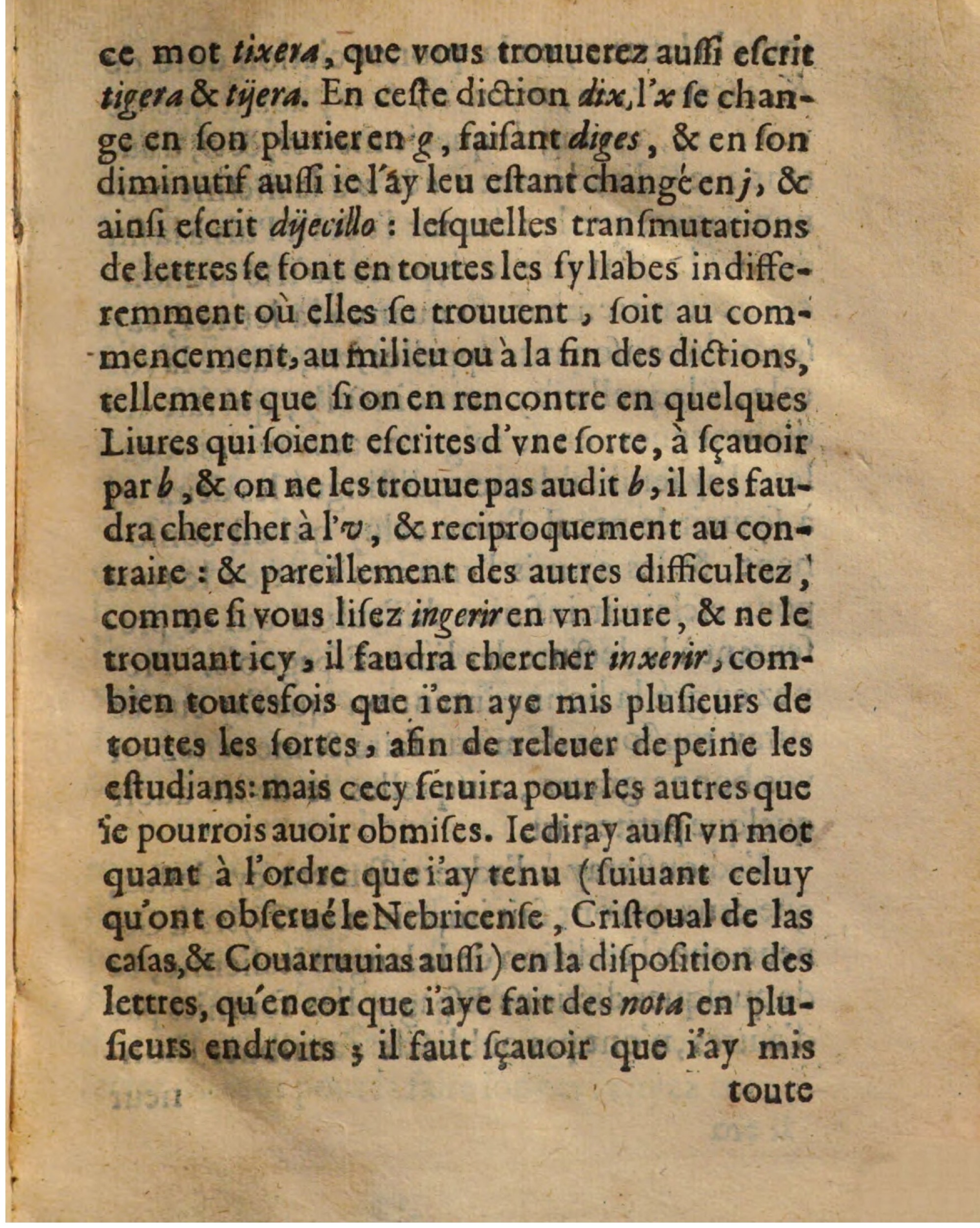 1625 - Hubert Antoine - Trésor des deux langues espagnole et française - Augsbourg