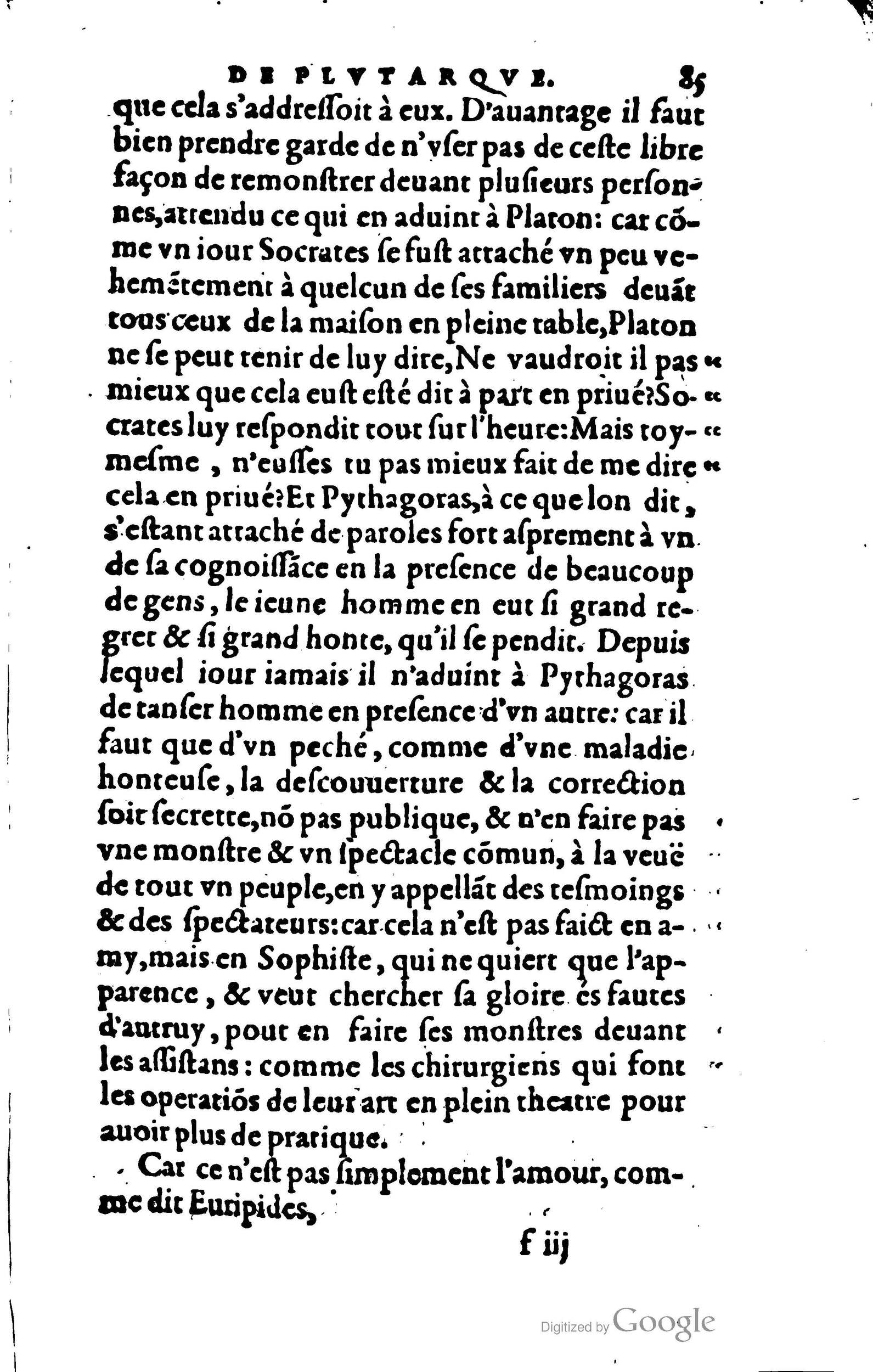 1578 - Jean Poupy - Trésor des morales de Plutarque - BSB Munich