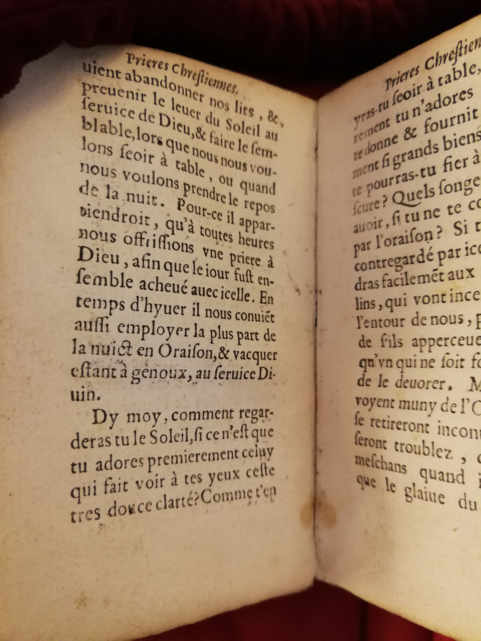 1598 - Barthélemy Macé - Trésor des prières, oraisons et instructions chrétiennes - Bibliothèque Sainte-Geneviève