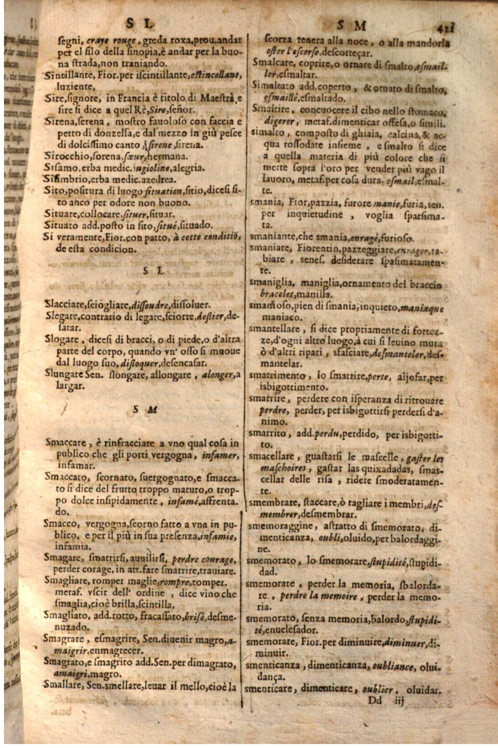 1644 - Jacques Crespin - Trésor des trois langues - Passau 1644 - Jacques Crespin - Trésor des trois langues - Passau