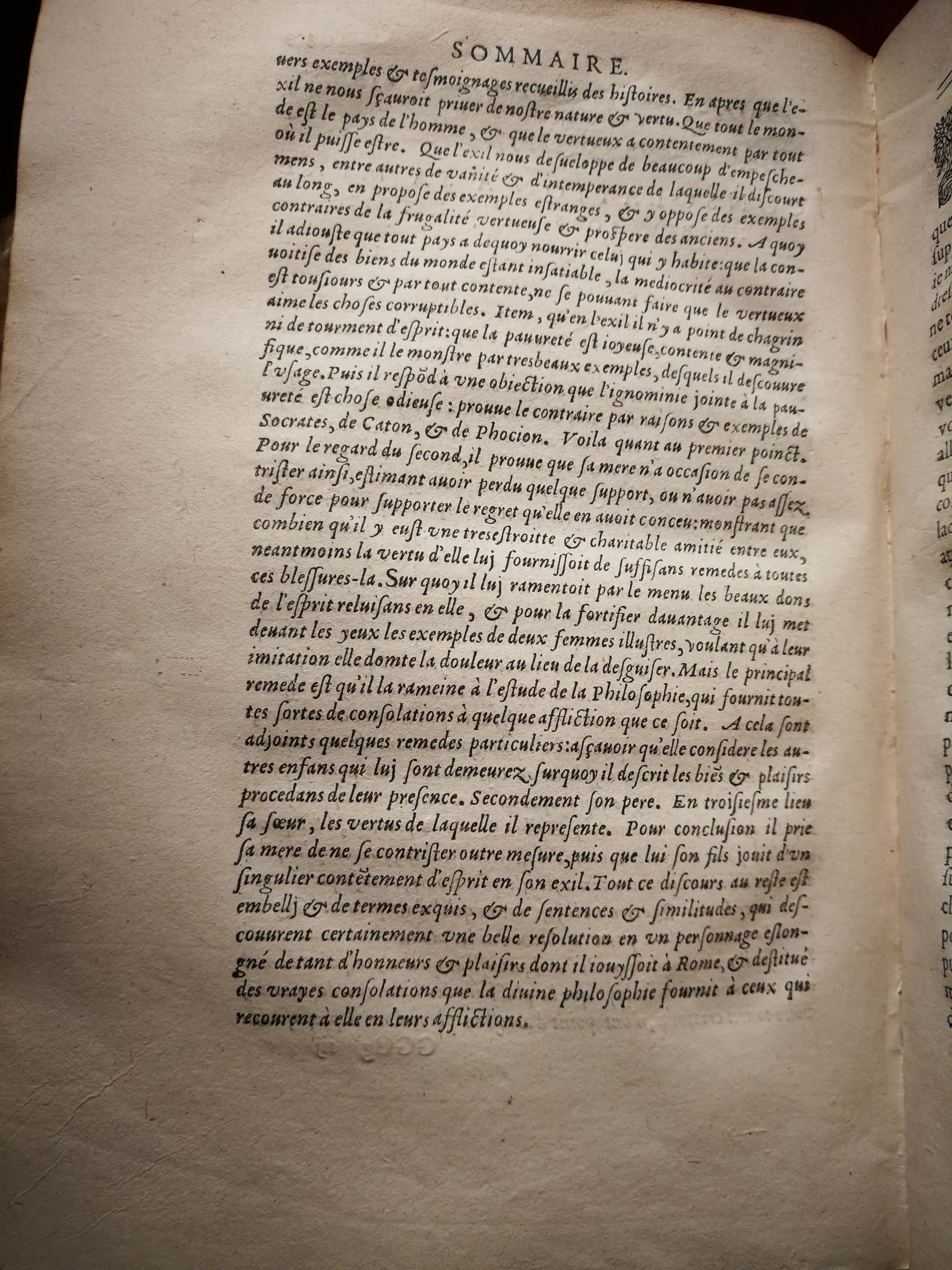 1595 - Jean Houzé - Œuvres morales et mêlées de Sénèque, Trésor de philosophie morale - T. 1 - BnF