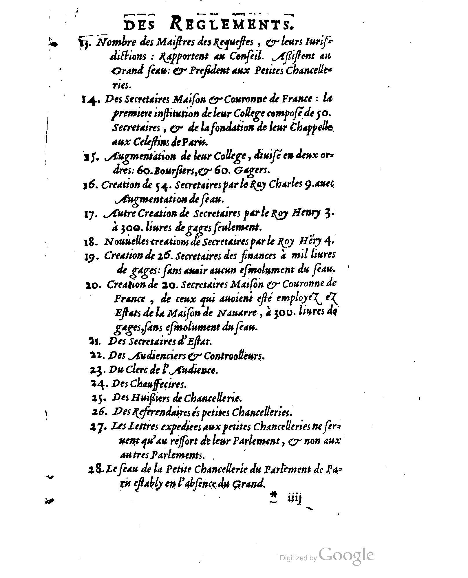 1614 - Jean Richer - Trésor du nouveau style et protocole de la chancellerie de France - BSB Munich