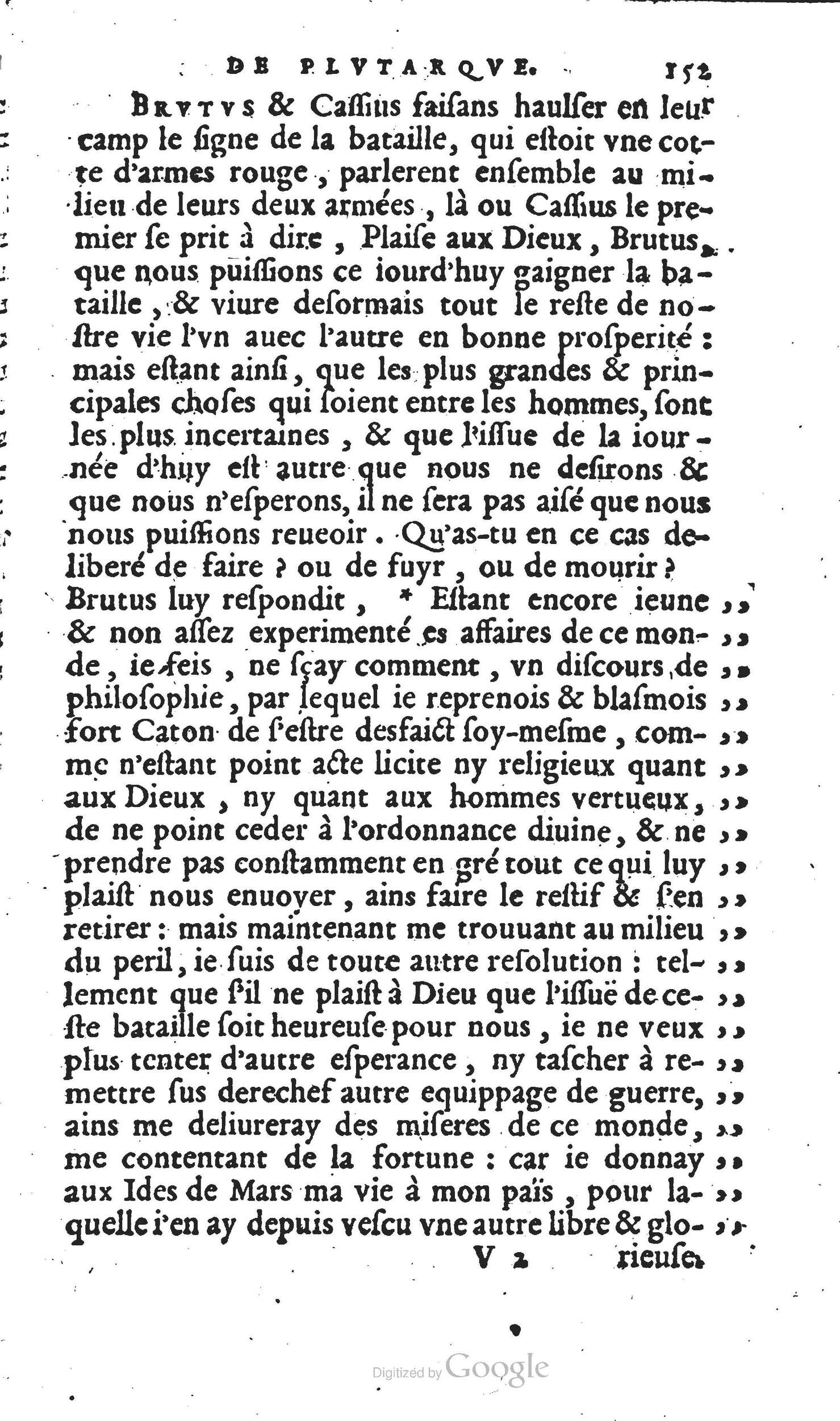 1567 - Willem Silvius - Trésor des vies de Plutarque - Anvers Musée Plantin-Moretus
