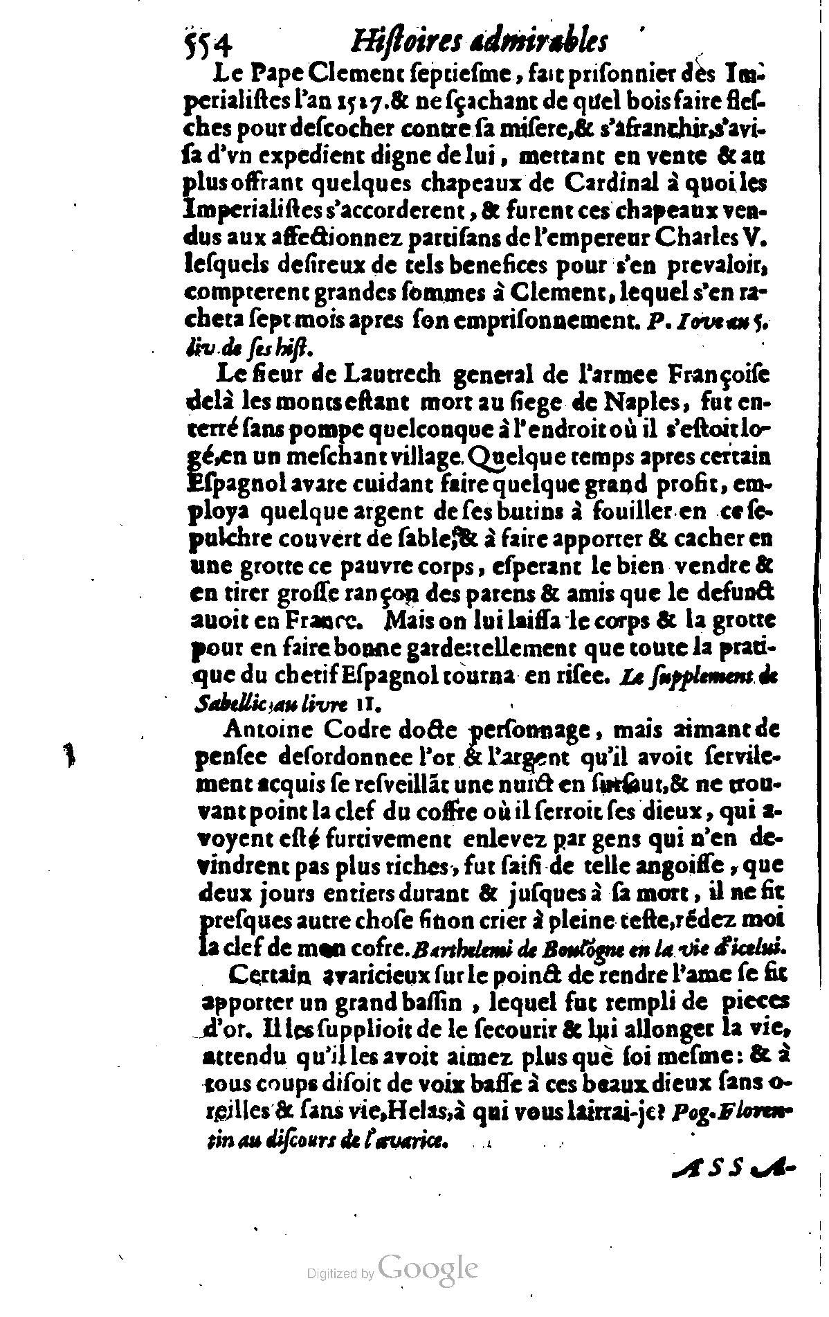 1628 - Jacques Crespin - Trésor d’histoires admirables et mémorables - BSB Munich 1628 - Jacques Crespin - Trésor d’histoires admirables et mémorables - BSB Munich