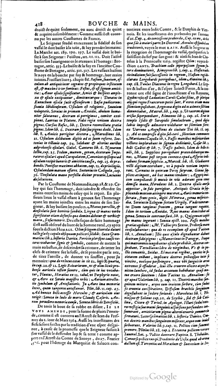 1629 - Veuve Nicolas Buon - Trésor du droit français (21754 T. 1) - BM Lyon