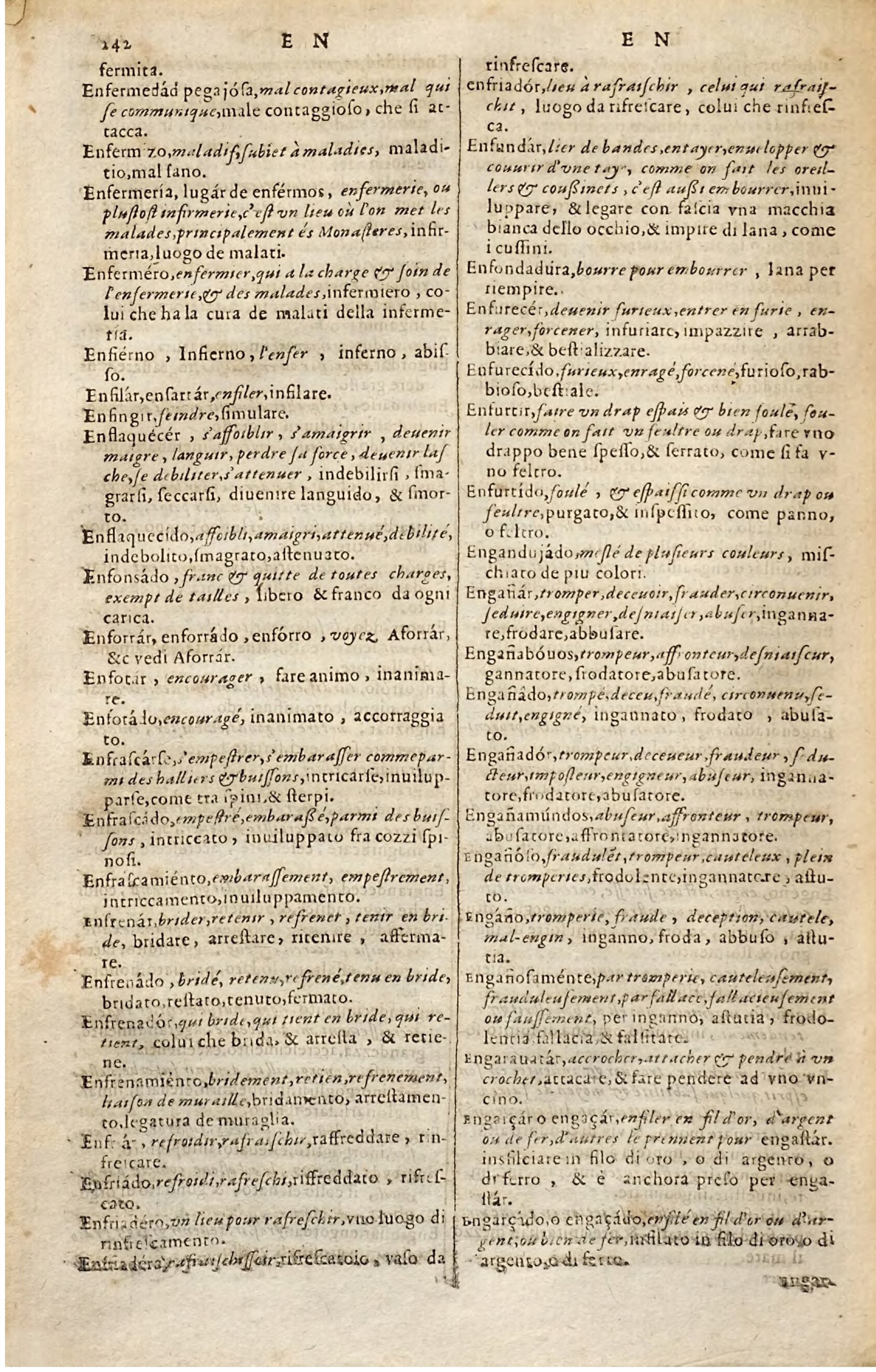 1627 - Jacques Crespin - Trésor des trois langues - Regensburg