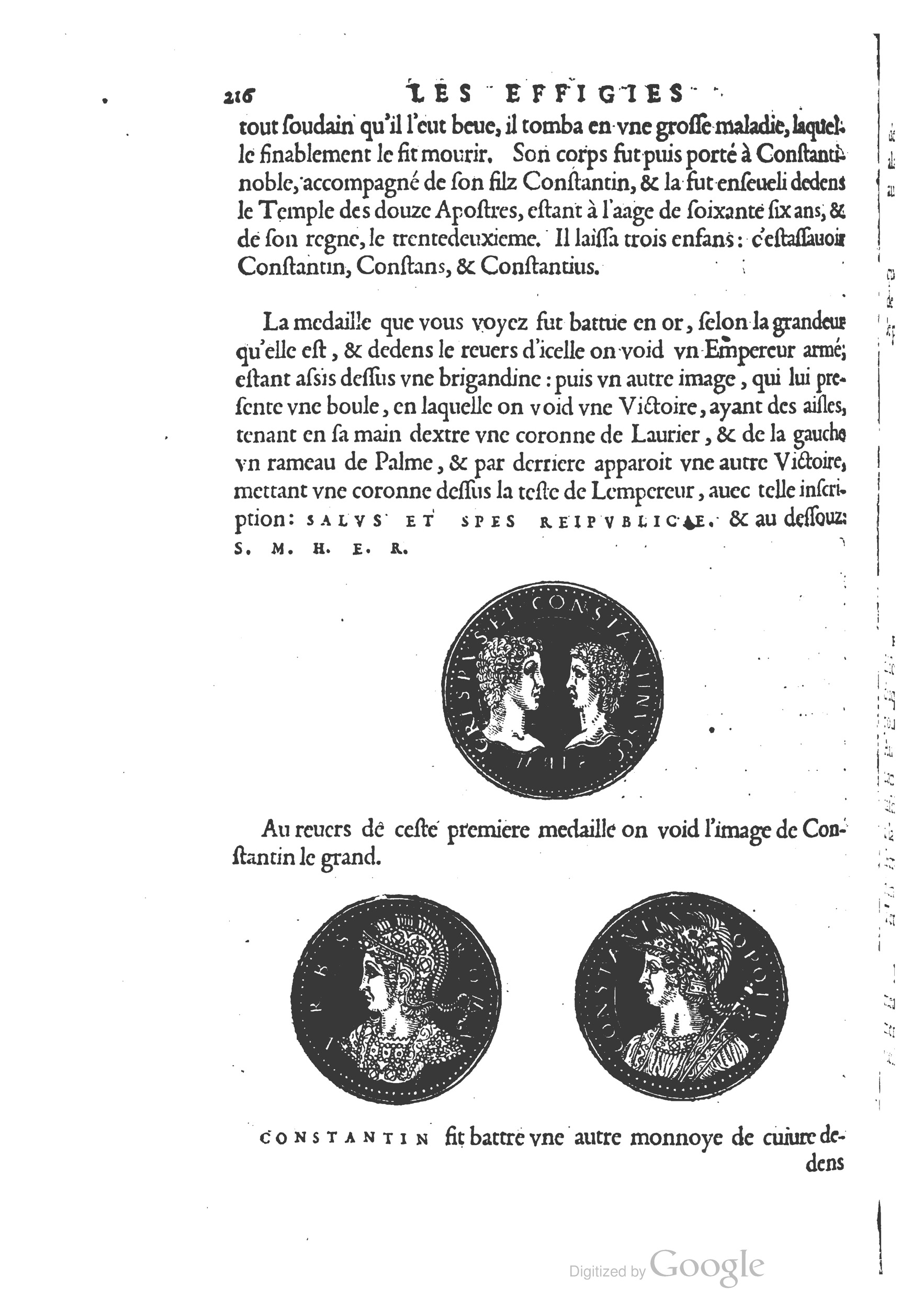 1553 - Jacopo Strada et Thomas Guérin - Épitome du Trésor des antiquités - BM Lyon