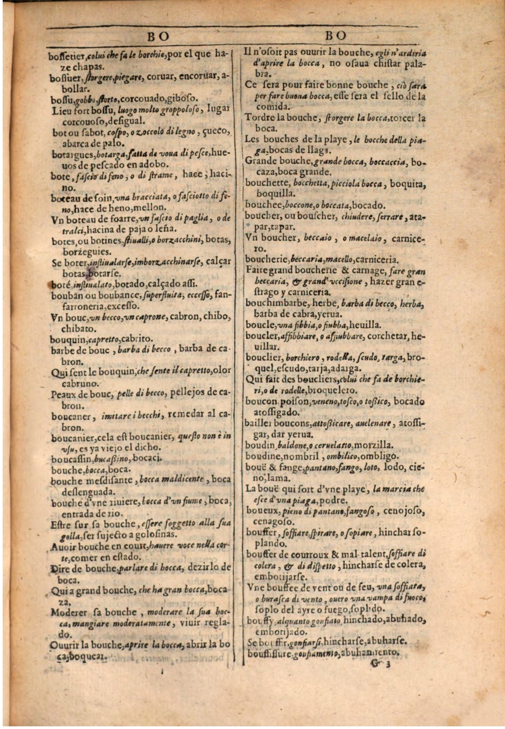 1609 - Philippe Albert et Alexandre Pernet - Trésor des trois langues française, italienne et espagnole (Seconde partie) - BSB Munich 1609 - Philippe Albert et Alexandre Pernet - Trésor des trois langues française, italienne et espagnole (Seconde partie) - BSB Munich