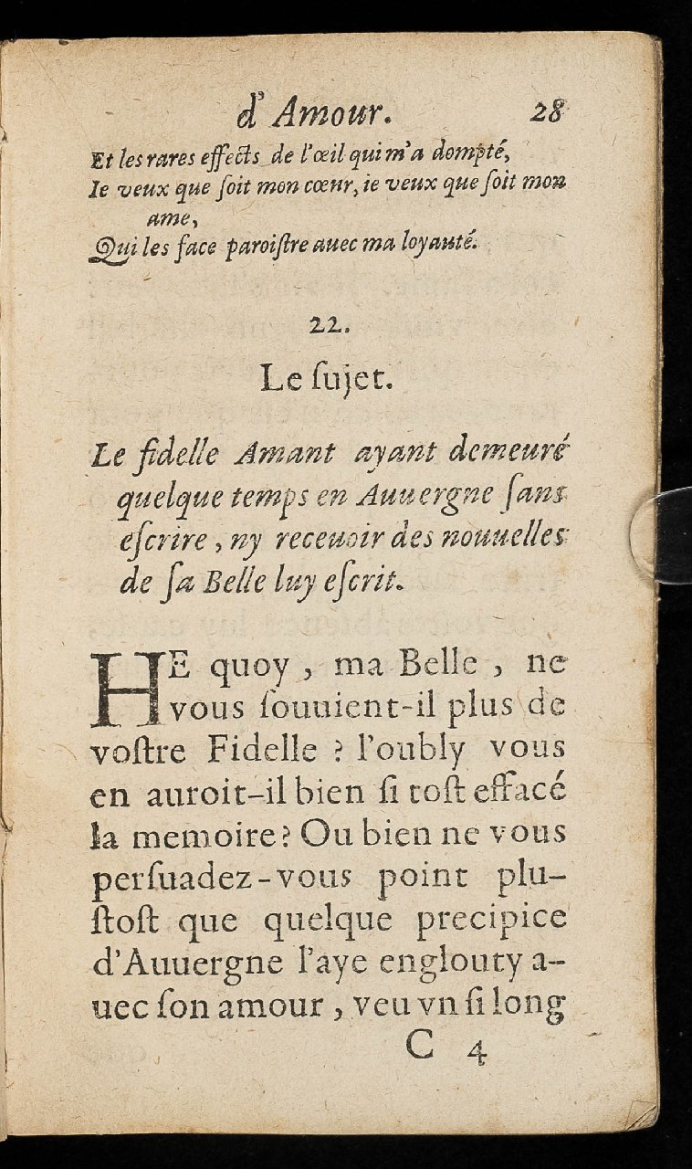 1597 - Thibaud Ancelin - Trésor d’amour - Stuttgart