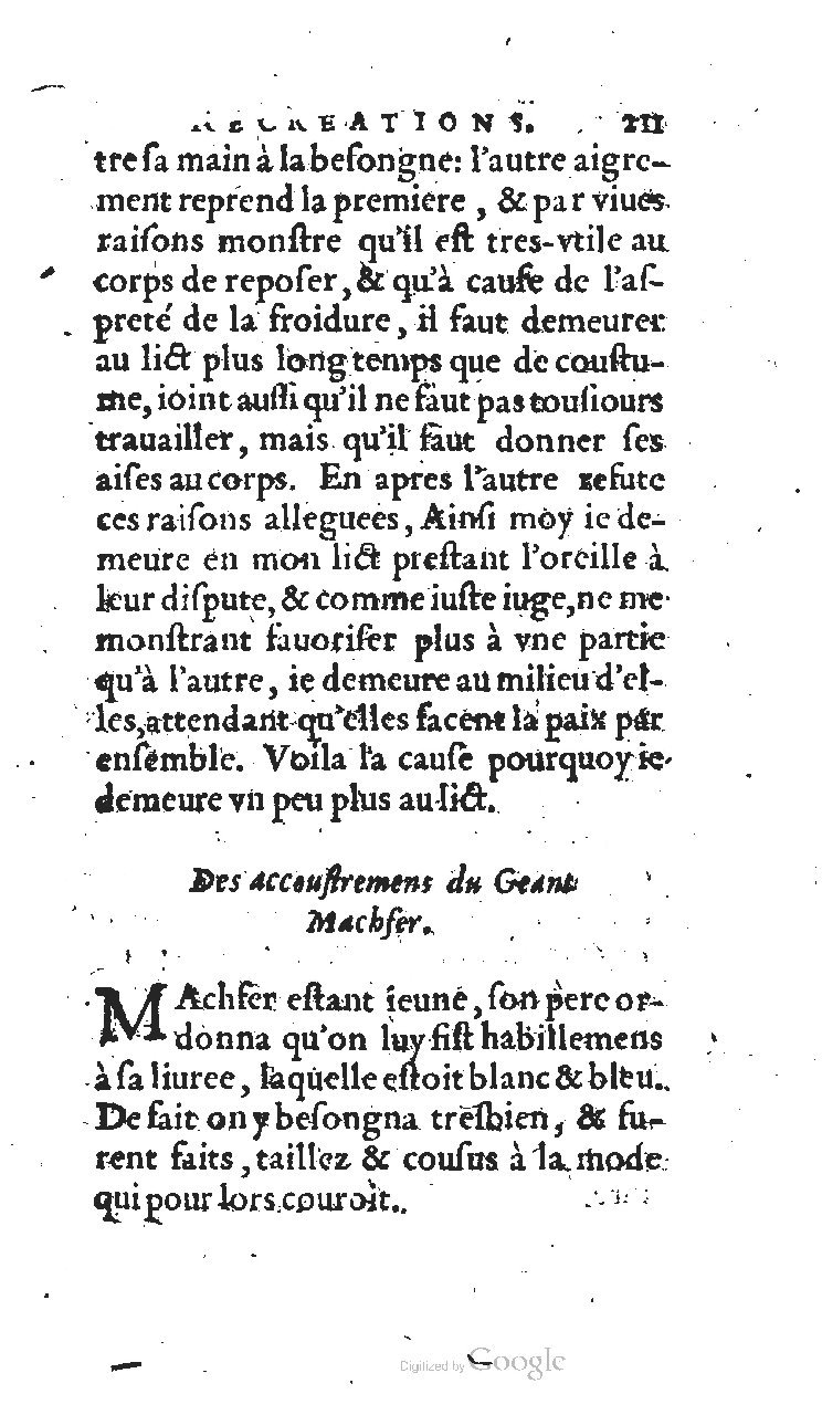 1627 - Jean Delamare - Trésor des récréations - BSB Munich