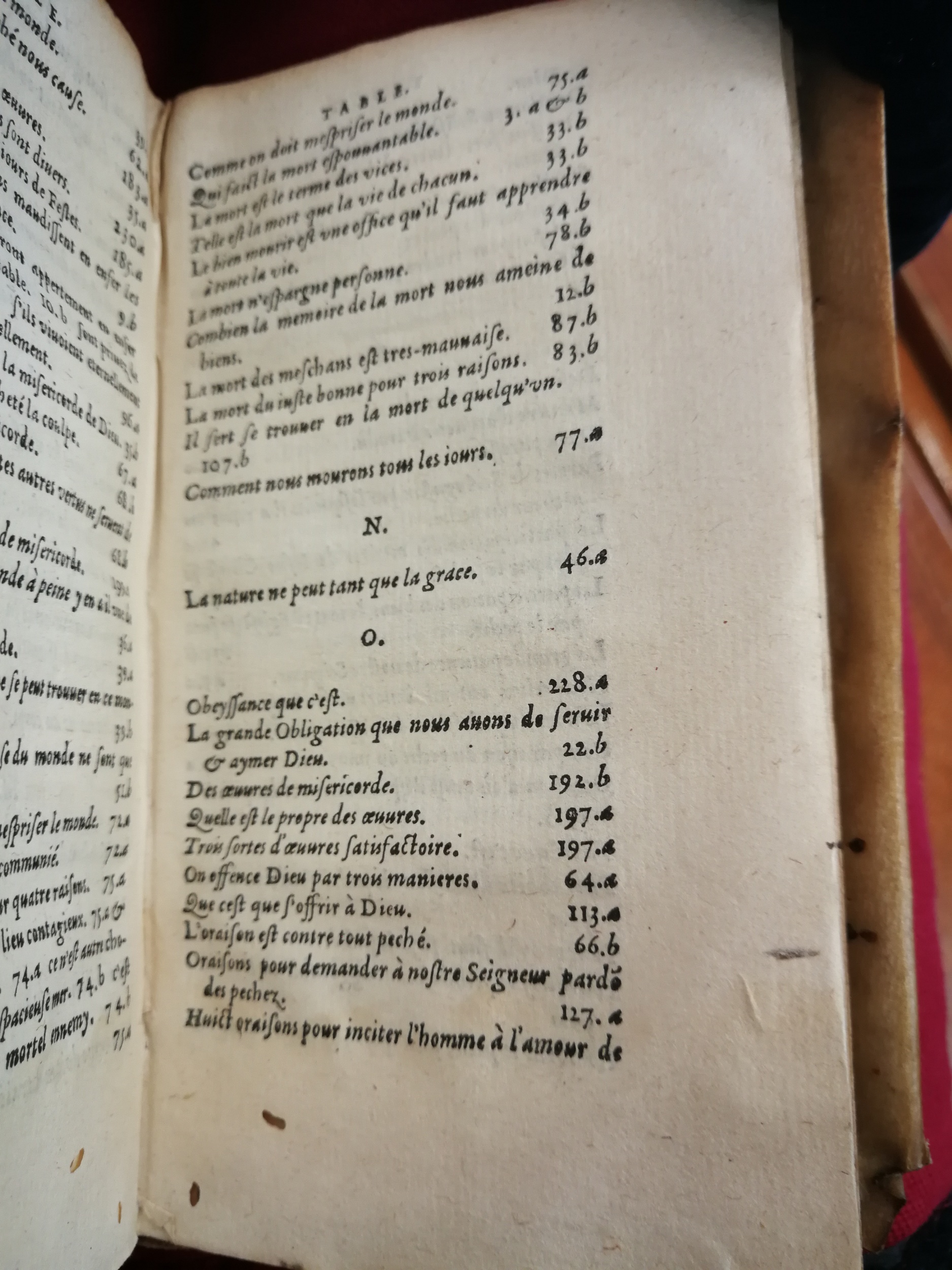 1596 - Guillaume Chaudière - Trésor de toutes les œuvres spirituelles du révérend Père F. Louis de Grenade - BM Tours