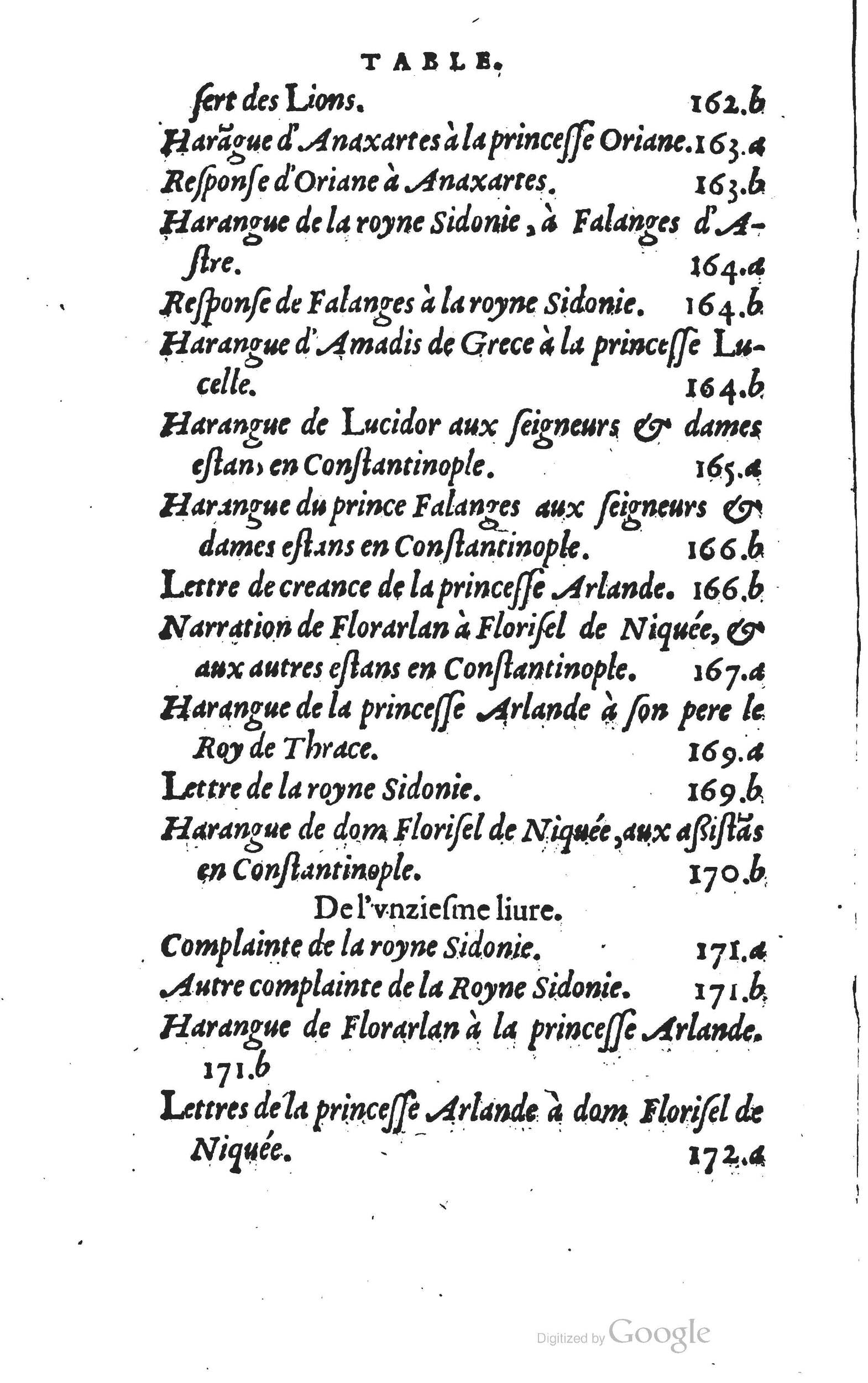 1560 - Vincent Sertenas et Gilles Robinot - Trésor des Amadis - British Library