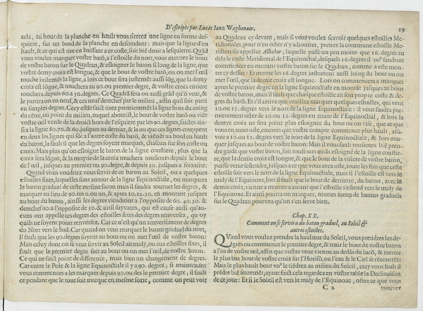 1601 - Bonaventure d’Aseville - Trésorerie ou cabinet de route marinesque - BnF