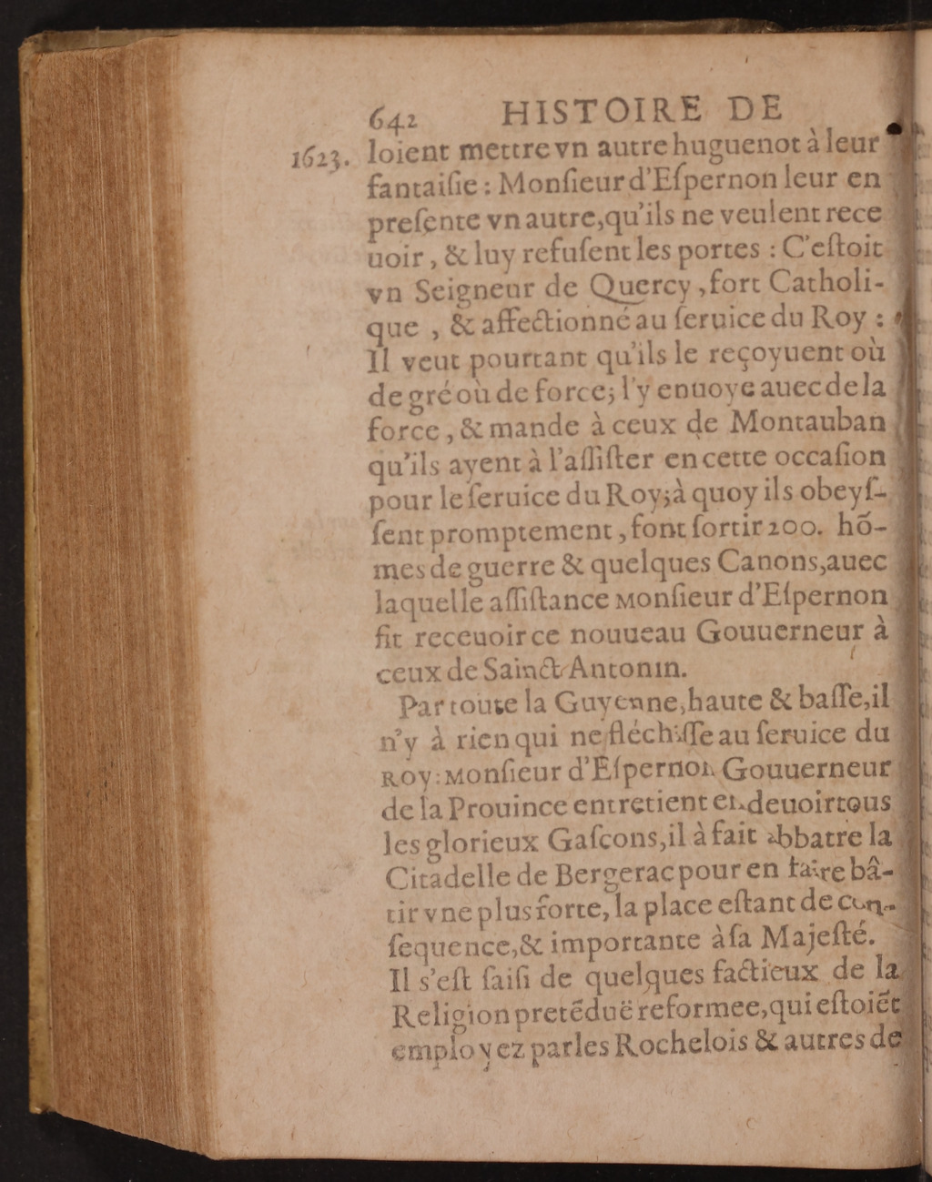 1626 - Joseph Bouillerot - Trésor de l’histoire générale de notre temps - BnF Arsenal