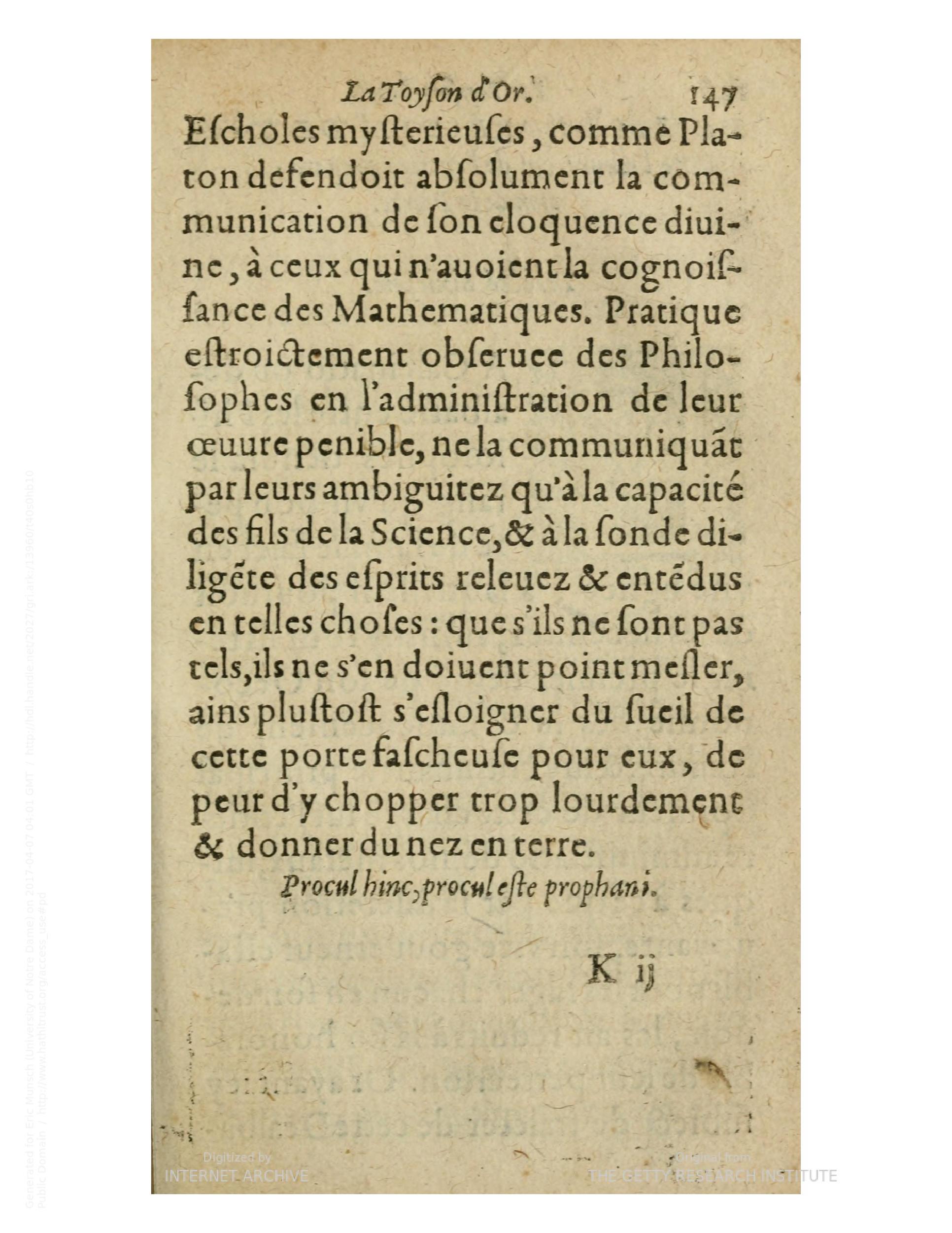 1612 - Charles Sevestre - Toison d’or ou la fleur des trésors - Getty Research Institute