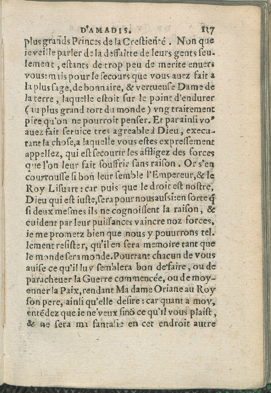 1559 - Pierre Regnard - Trésor des Amadis - Det KLG Copenhague