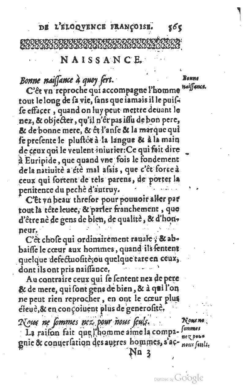 1610 - Louis Coste - Trésor de l’éloquence française (Seconde partie) - BM Lyon