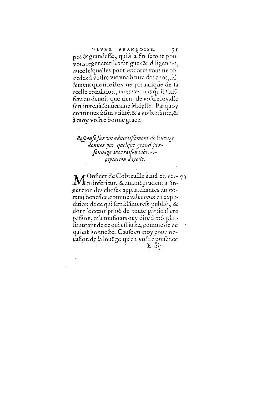 1572 - Nicolas Du Chemin - Finances et Trésor de la plume française - BM Lyon