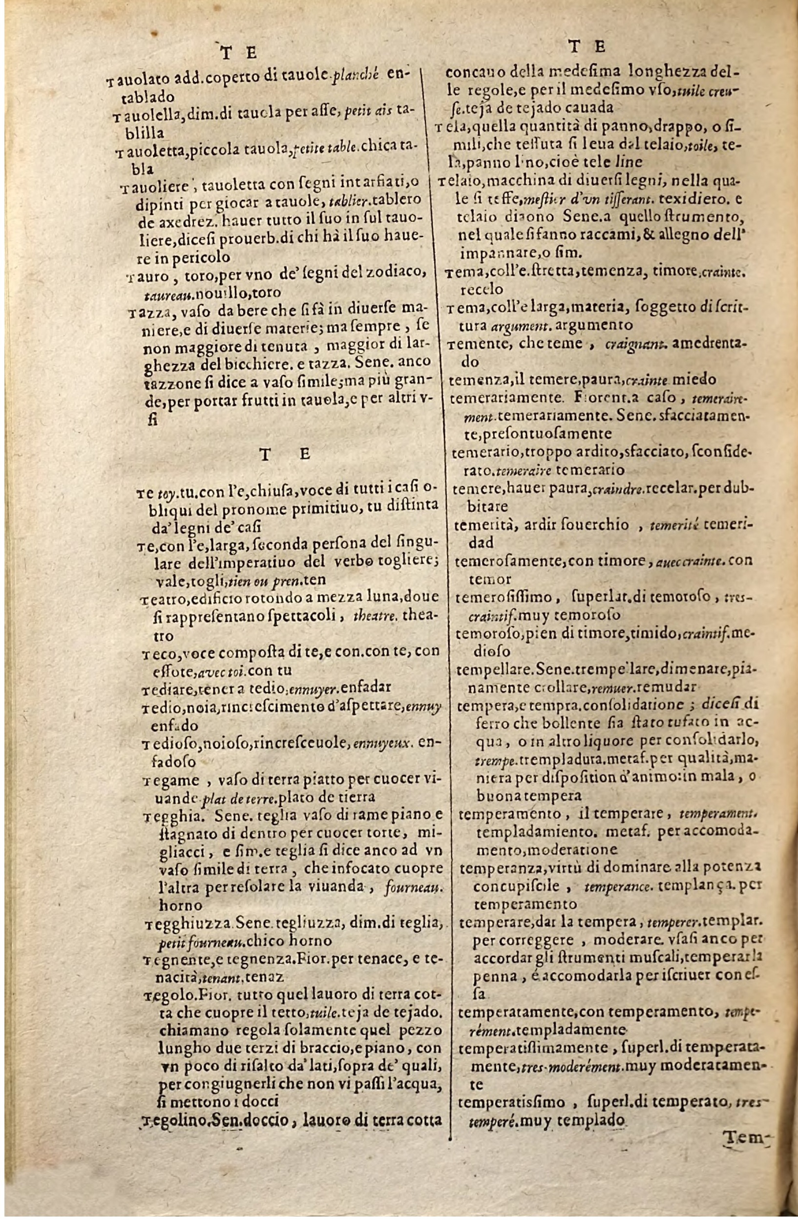 1627 - Jacques Crespin - Trésor des trois langues (Troisième partie) - Regensburg