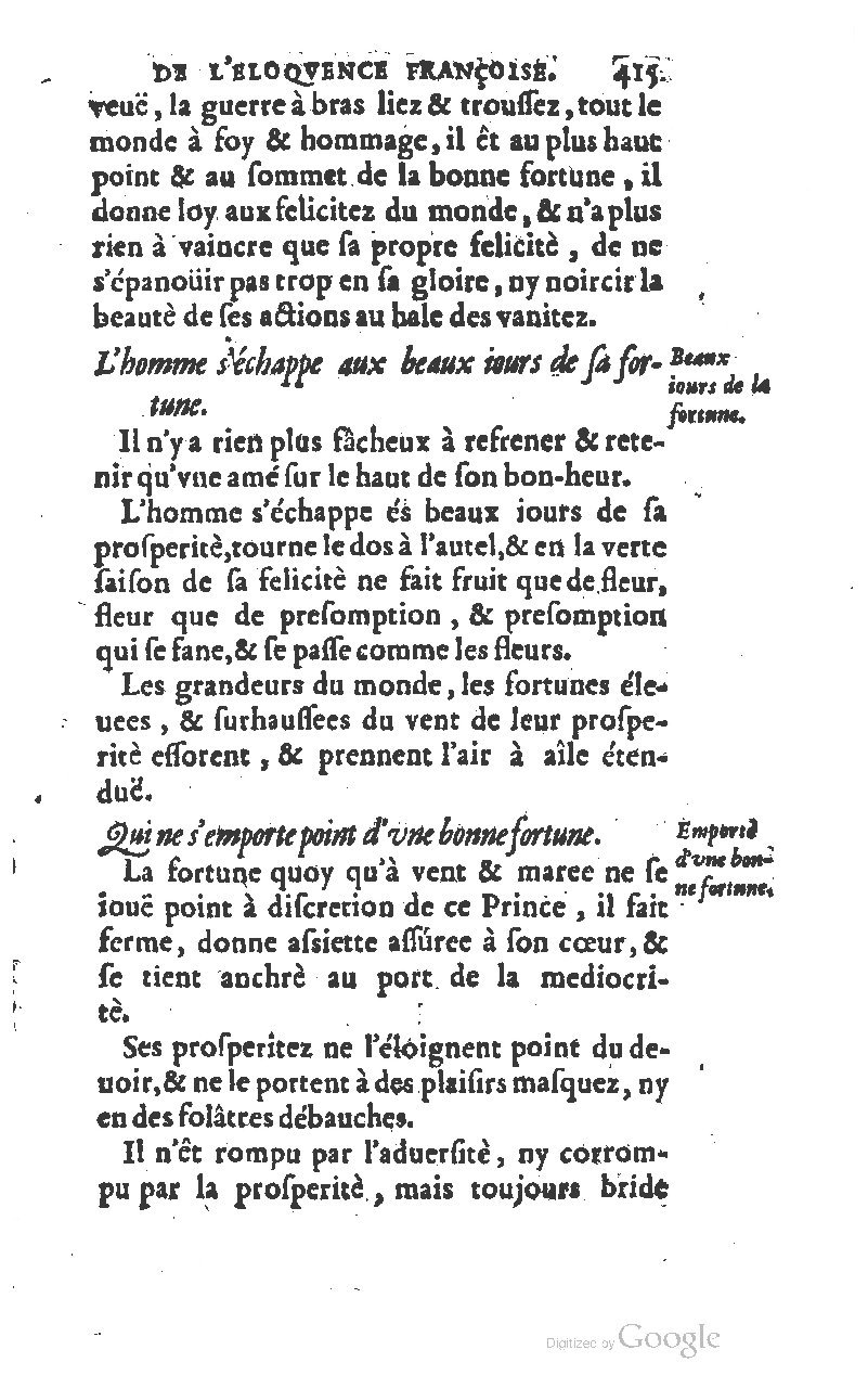 1610 - Louis Coste - Trésor de l’éloquence française (Seconde partie) - BM Lyon