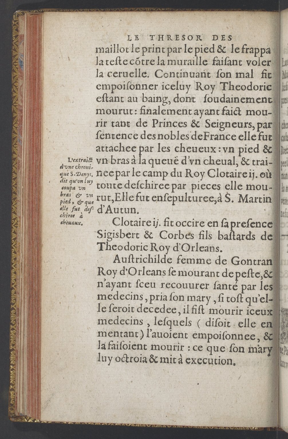 1603 - Galiot Corrozet - Trésor des histoires de France - BnF Tolbiac