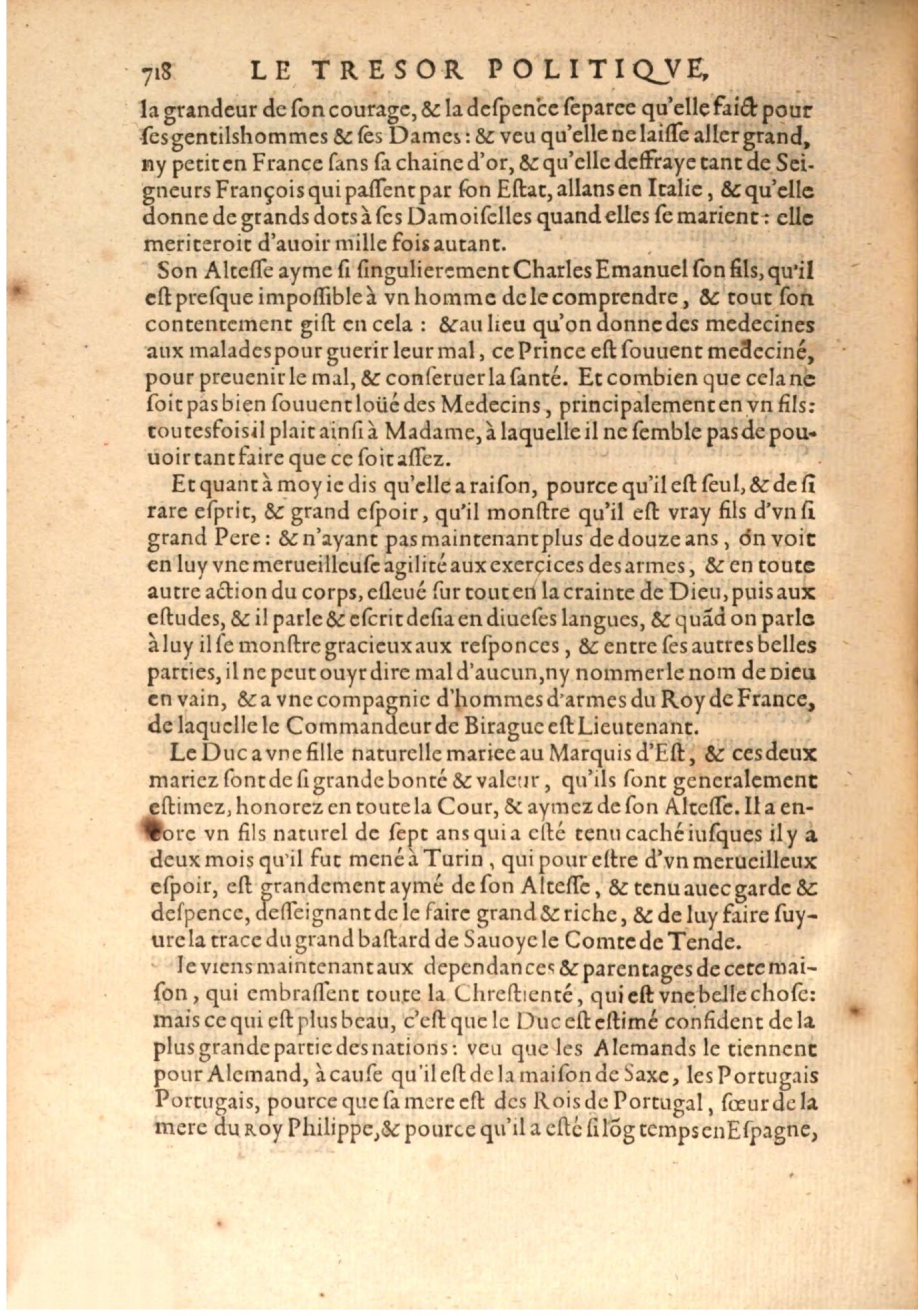 1608 - Nicolas Du Fossé - Trésor politique - BSB Munich