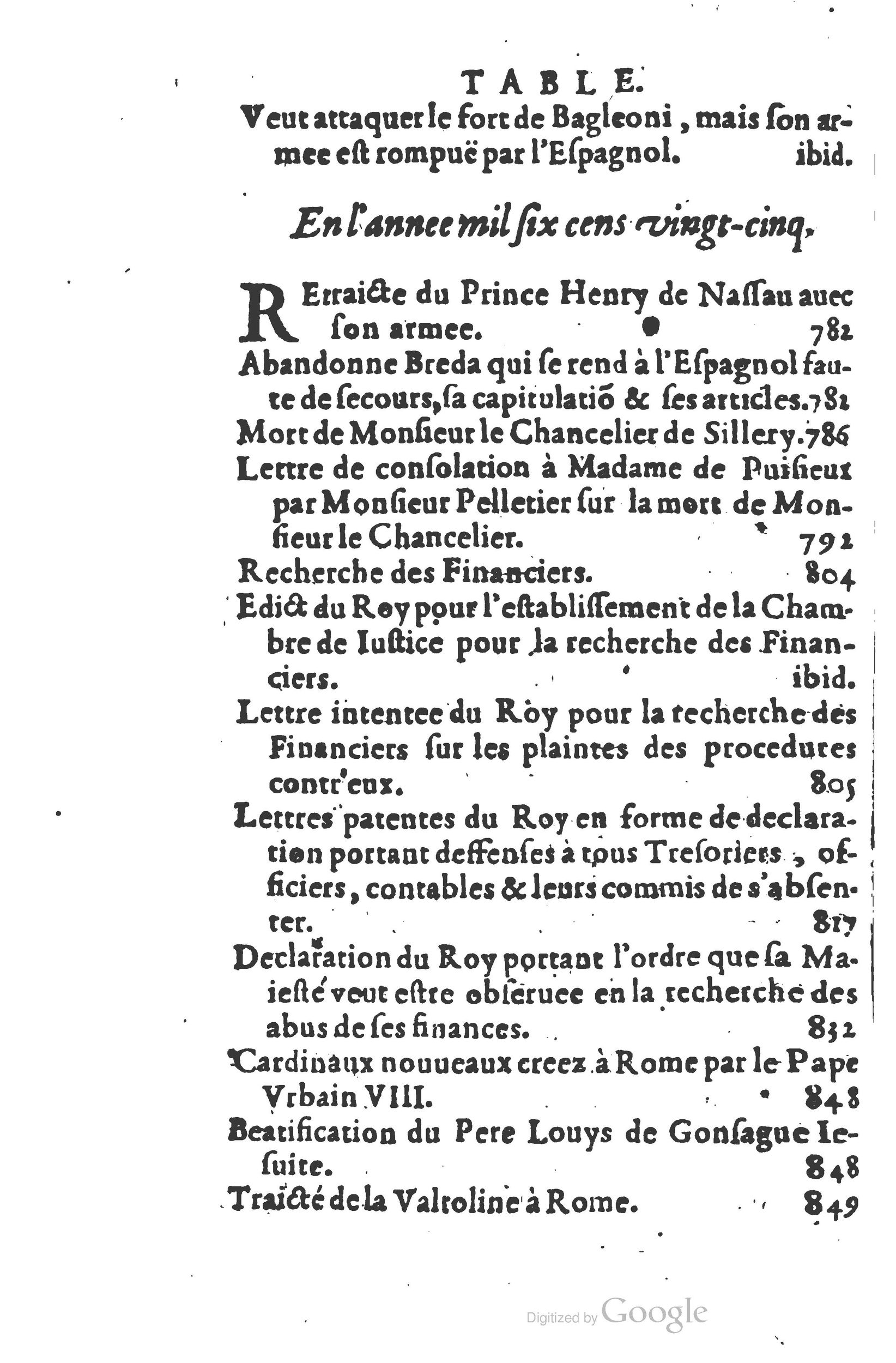 1626 - Joseph Bouillerot - Trésor de l’histoire générale de notre temps - BSB Munich