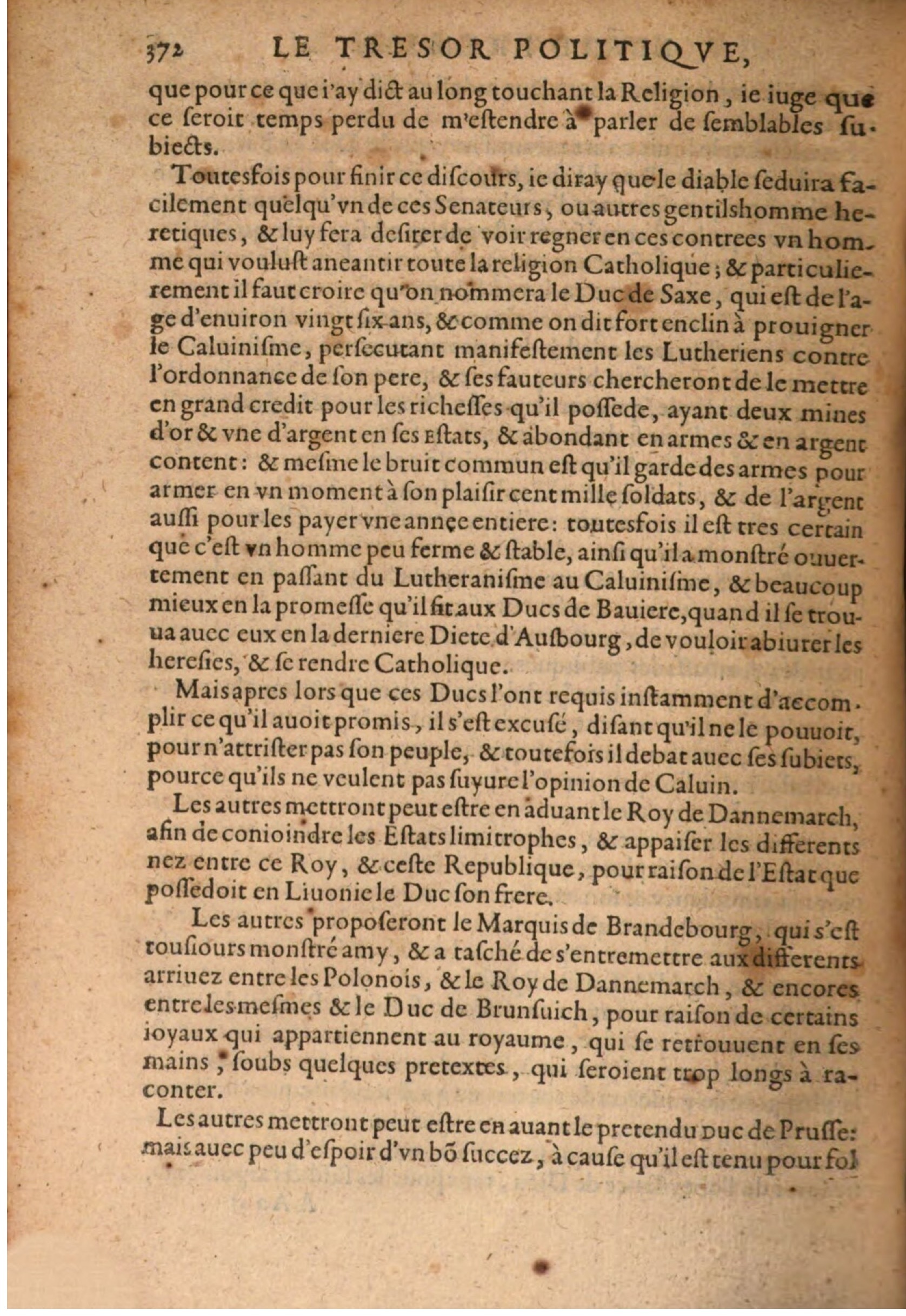 1608 - Pierre Chevalier - Trésor politique - BSB Munich