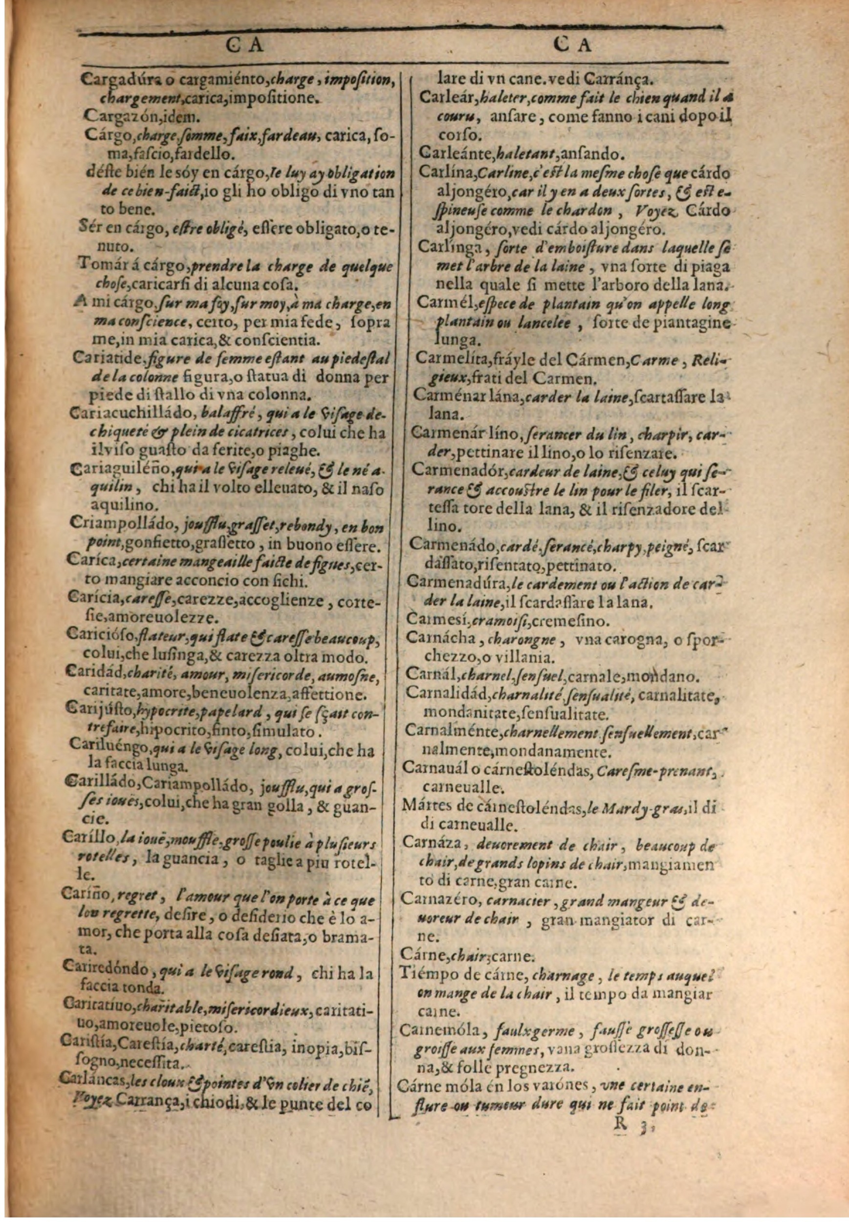 1609 - Philippe Albert et Alexandre Pernet - Trésor des trois langues française, italienne et espagnole (Première partie) - BSB Munich 1609 - Philippe Albert et Alexandre Pernet - Trésor des trois langues française, italienne et espagnole (Première partie) - BSB Munich