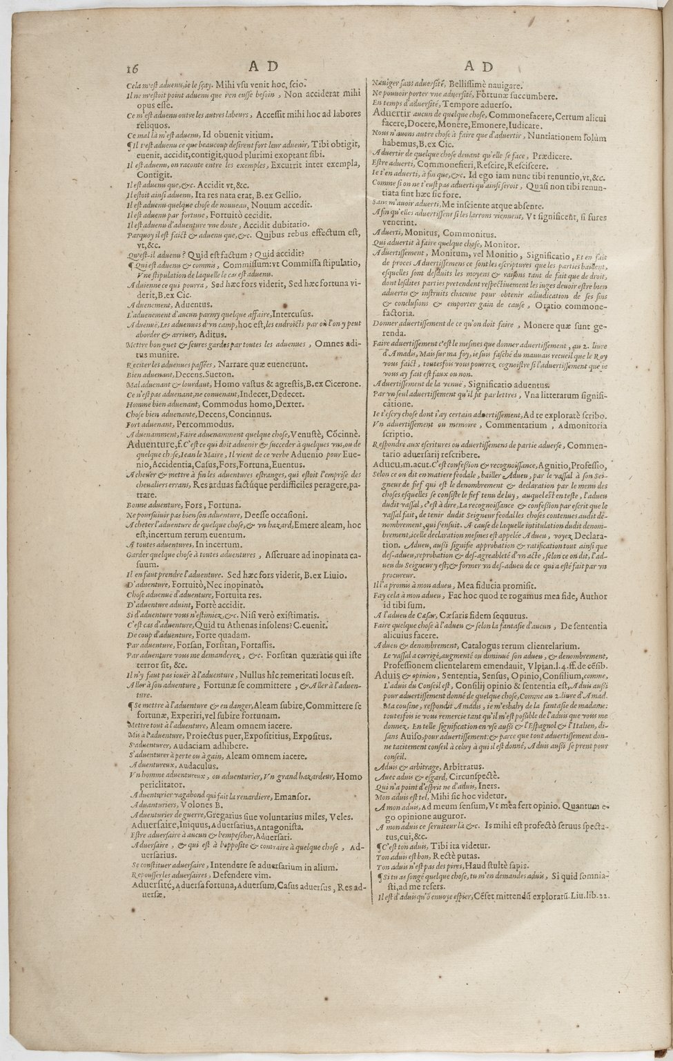 1606 - David Douceur - Trésor de la langue française - BnF 1606 - David Douceur - Trésor de la langue française - BnF