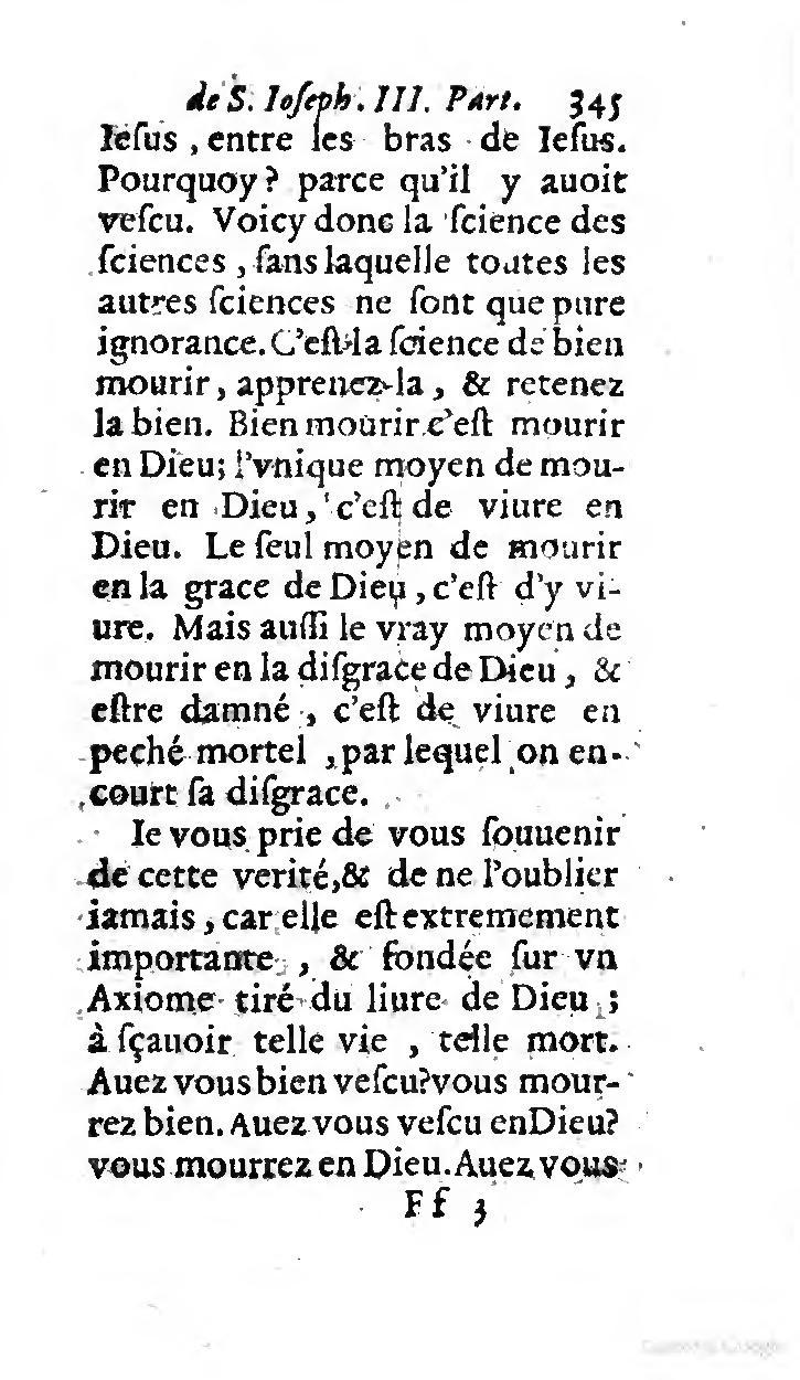 1646 - Jean Piot - Trésor inestimable de Saint-Joseph - BNC Rome