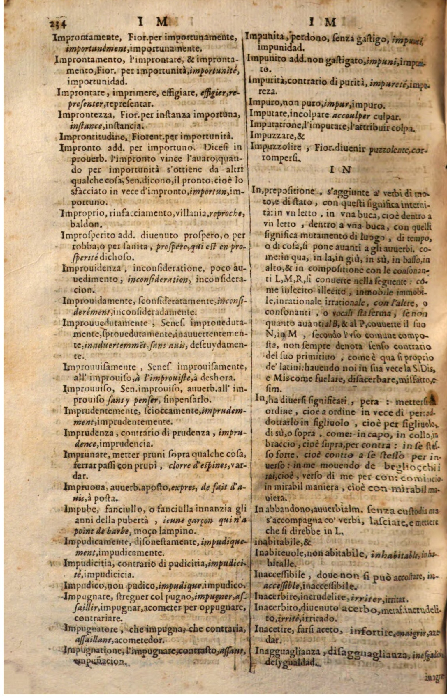 1644 - Jacques Crespin - Trésor des trois langues - Passau