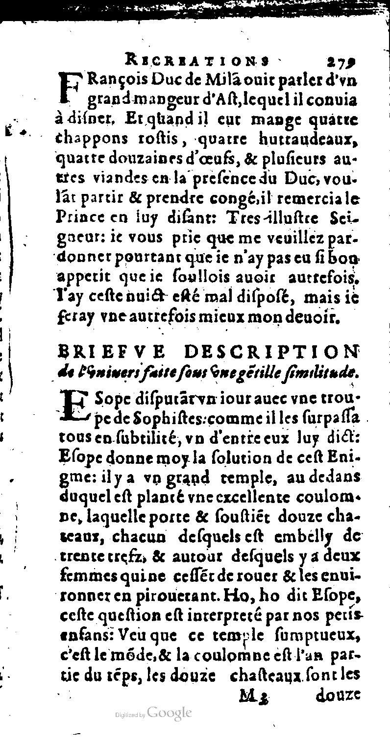 1616 - Balthazar Bellère - Trésor des récréations - NK ČR Prague
