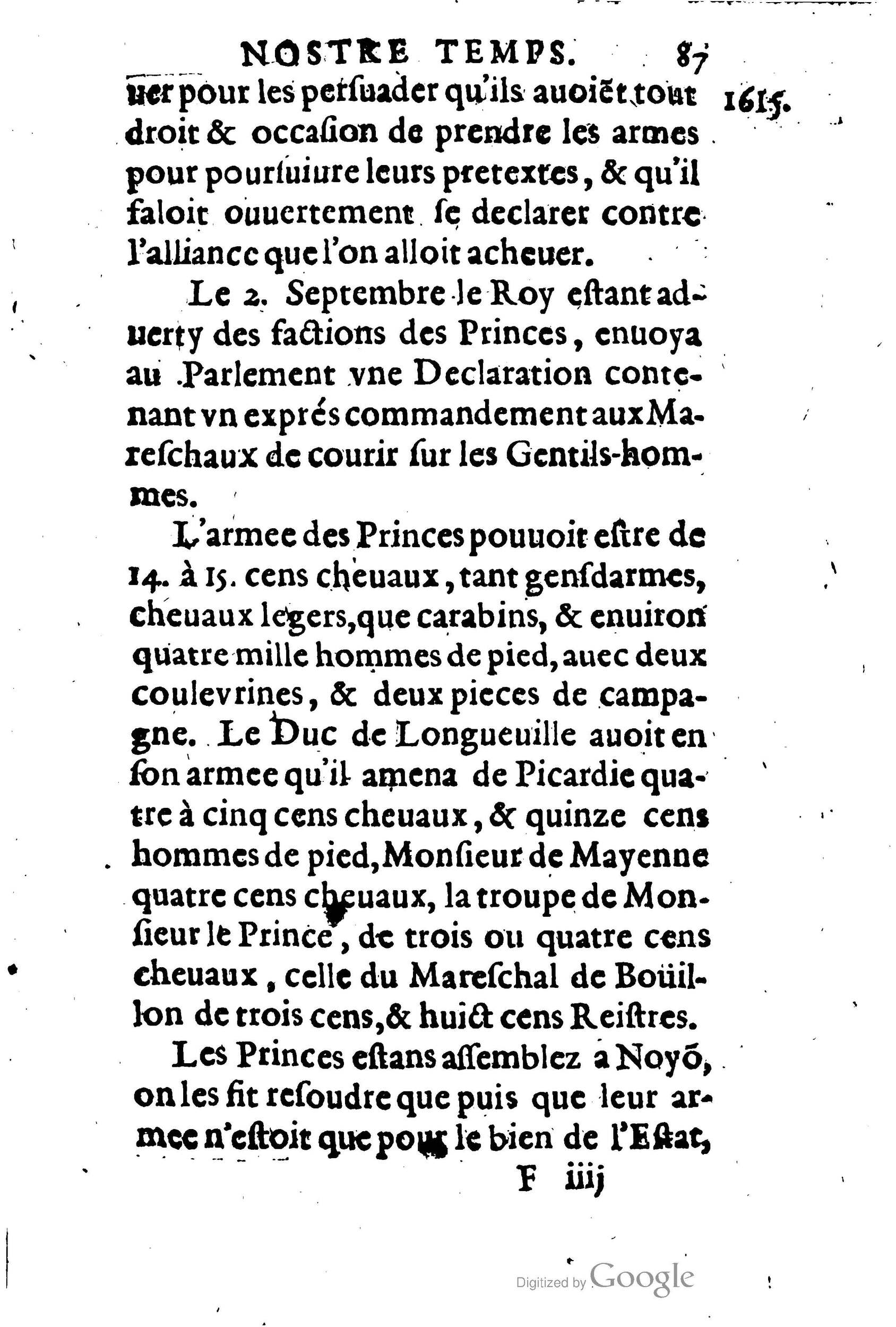 1623 - Joseph Bouillerot - Trésor de l’histoire générale de notre temps - BM Lyon