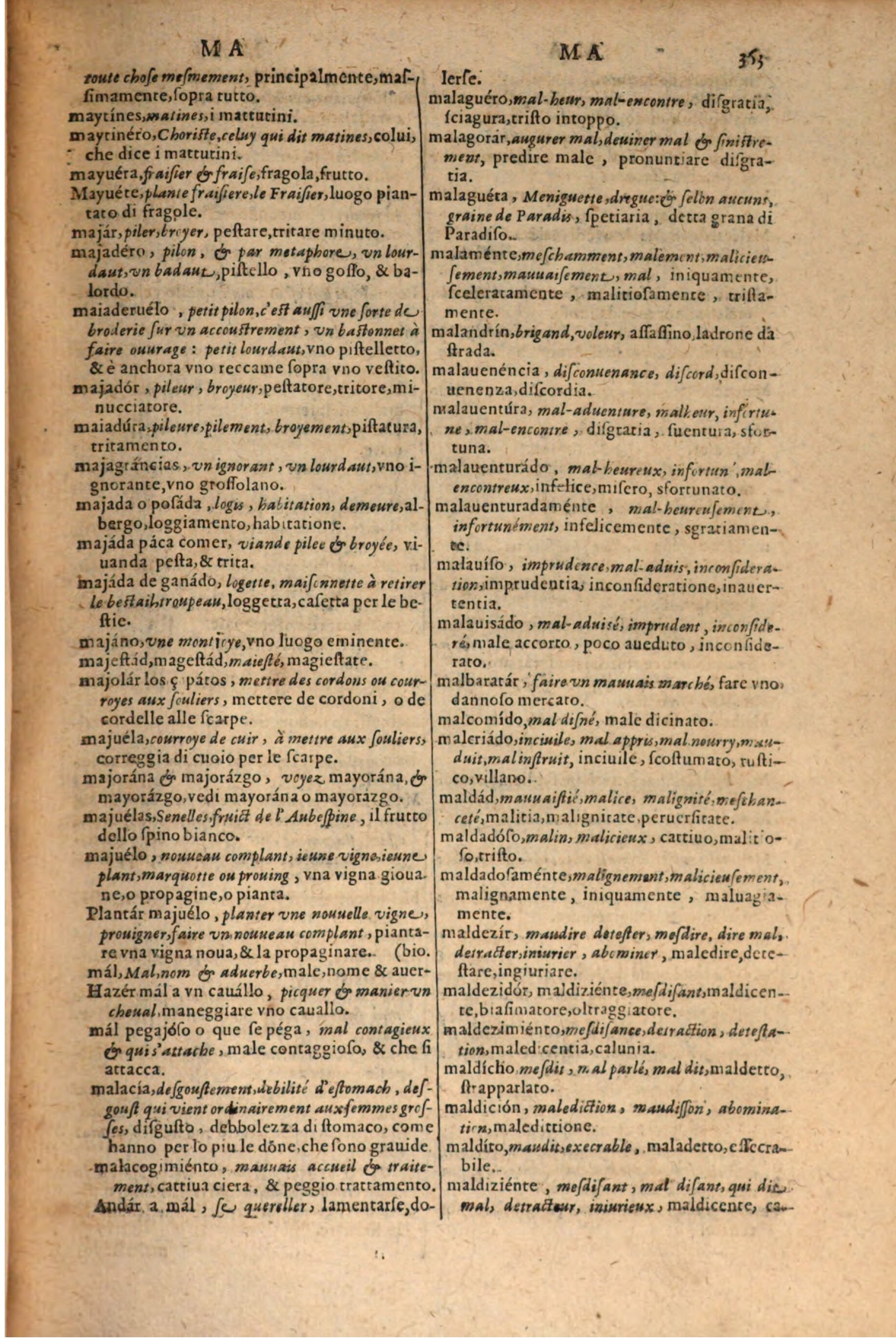 1606 Samuel Crespin Thresor des trois langues, francoise, italiene et espagnolle - BSB-381.jpeg
