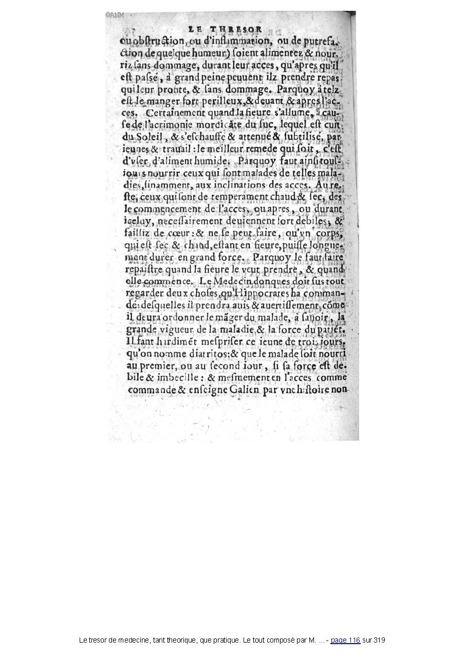 1560 - Pierre et Jan Moine - Trésor de médecine - Université Paris Cité