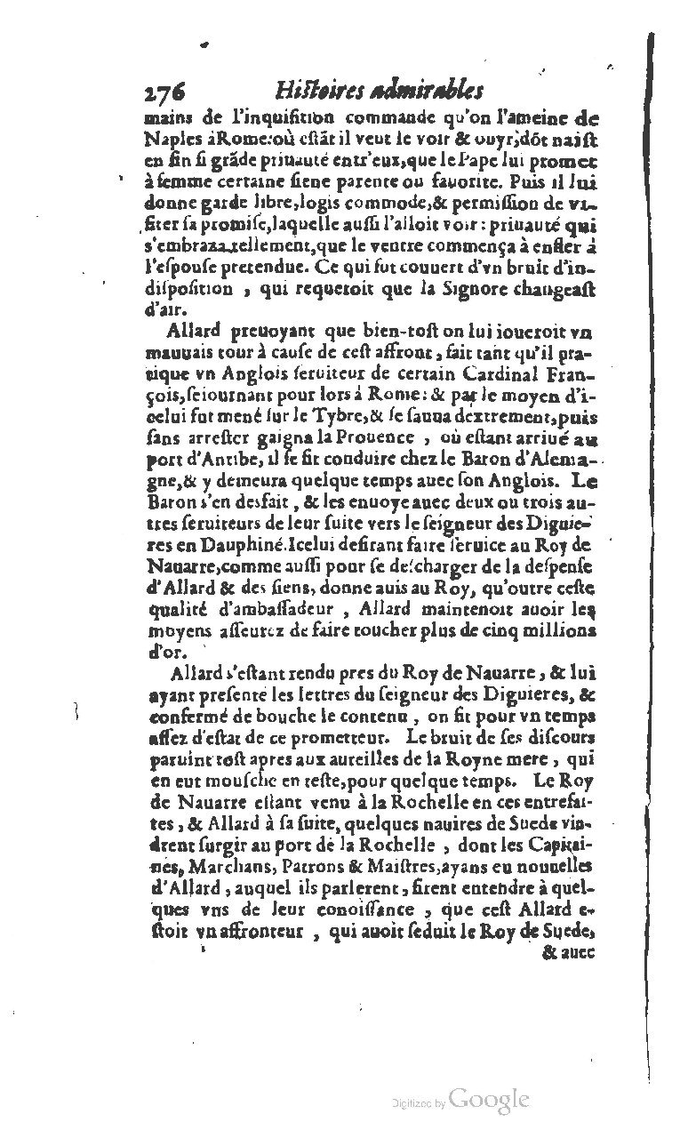 1610 - Paul Marceau - Trésor d’histoires admirables et mémorables - BSB Munich