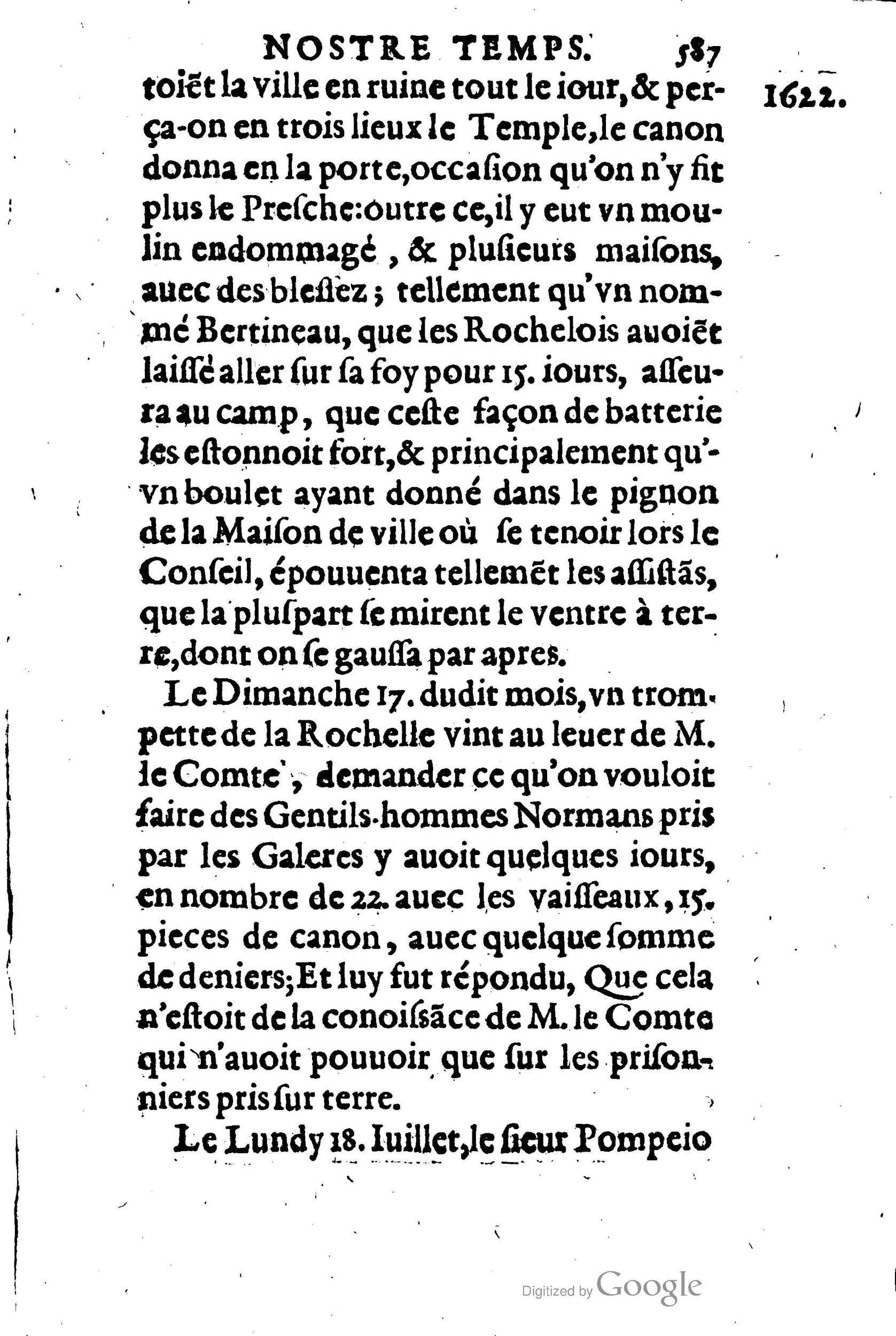 1623 - Joseph Bouillerot - Trésor de l’histoire générale de notre temps - BM Lyon