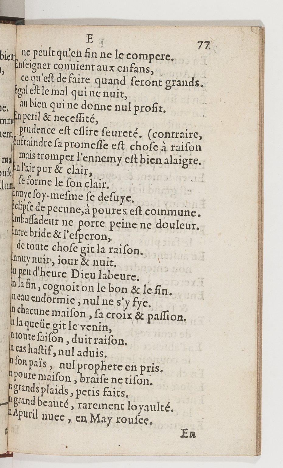 1577 - Jean d’Ogerolles - Trésor de sentences dorées - BnF Arsenal