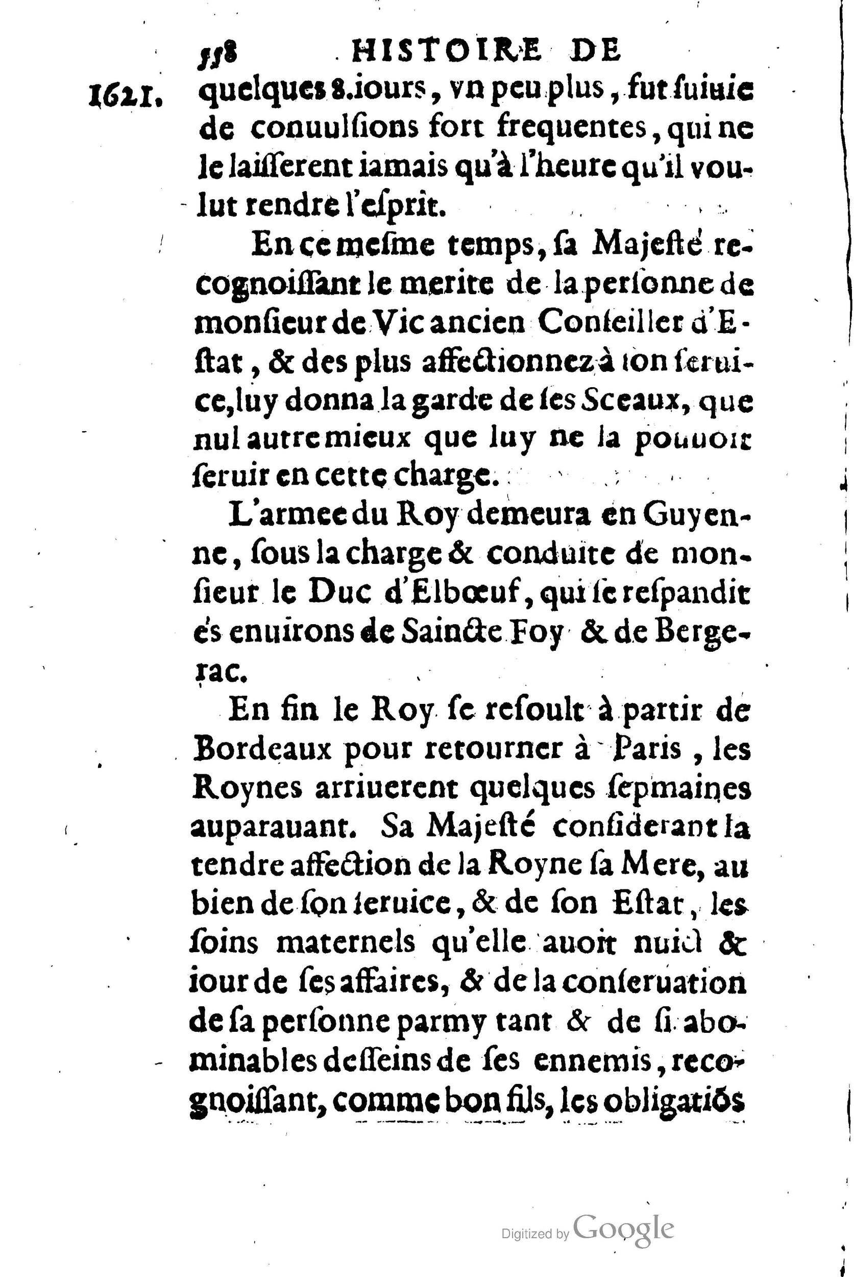 1623 - Joseph Bouillerot - Trésor de l’histoire générale de notre temps - BM Lyon