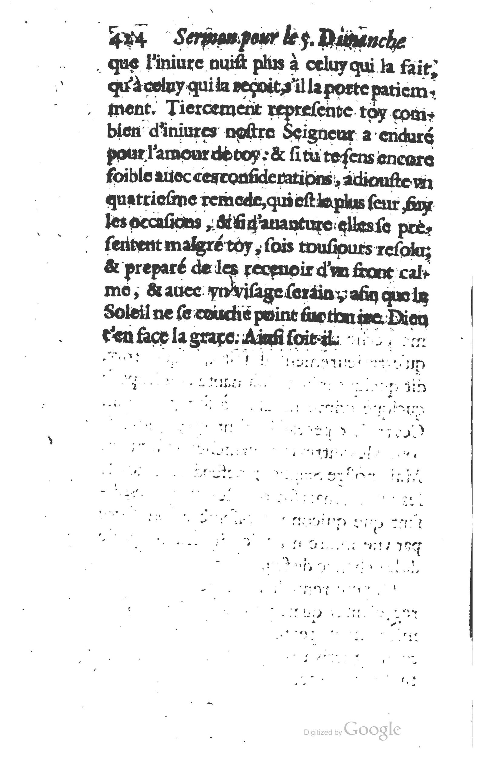 1629 - Manassés de Préaulx - Sermons ou Trésors de la piété chrétienne - BM Lyon