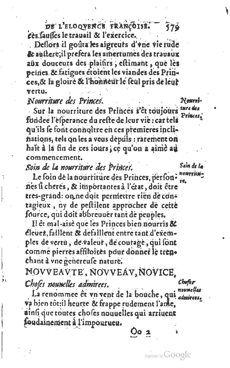 1610 - Louis Coste - Trésor de l’éloquence française (Seconde partie) - BM Lyon
