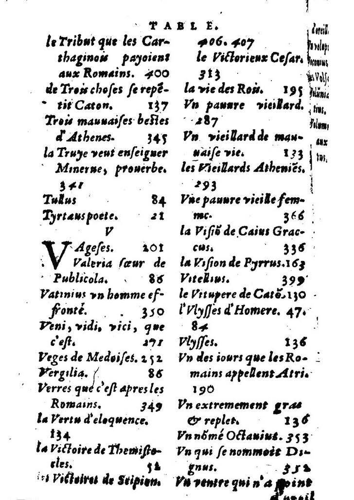 1611 - Pierre Rigaud - Trésor des vies de Plutarque - BM Lyon