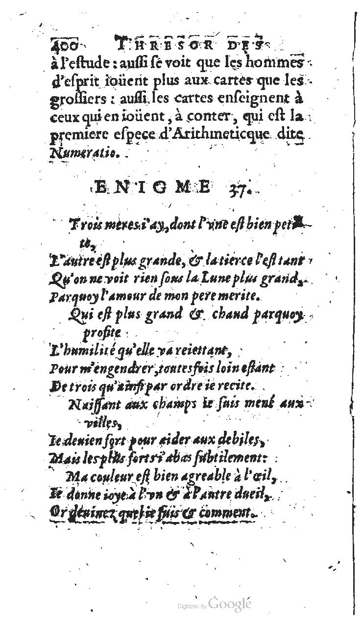 1627 - Jean Delamare - Trésor des récréations - BSB Munich