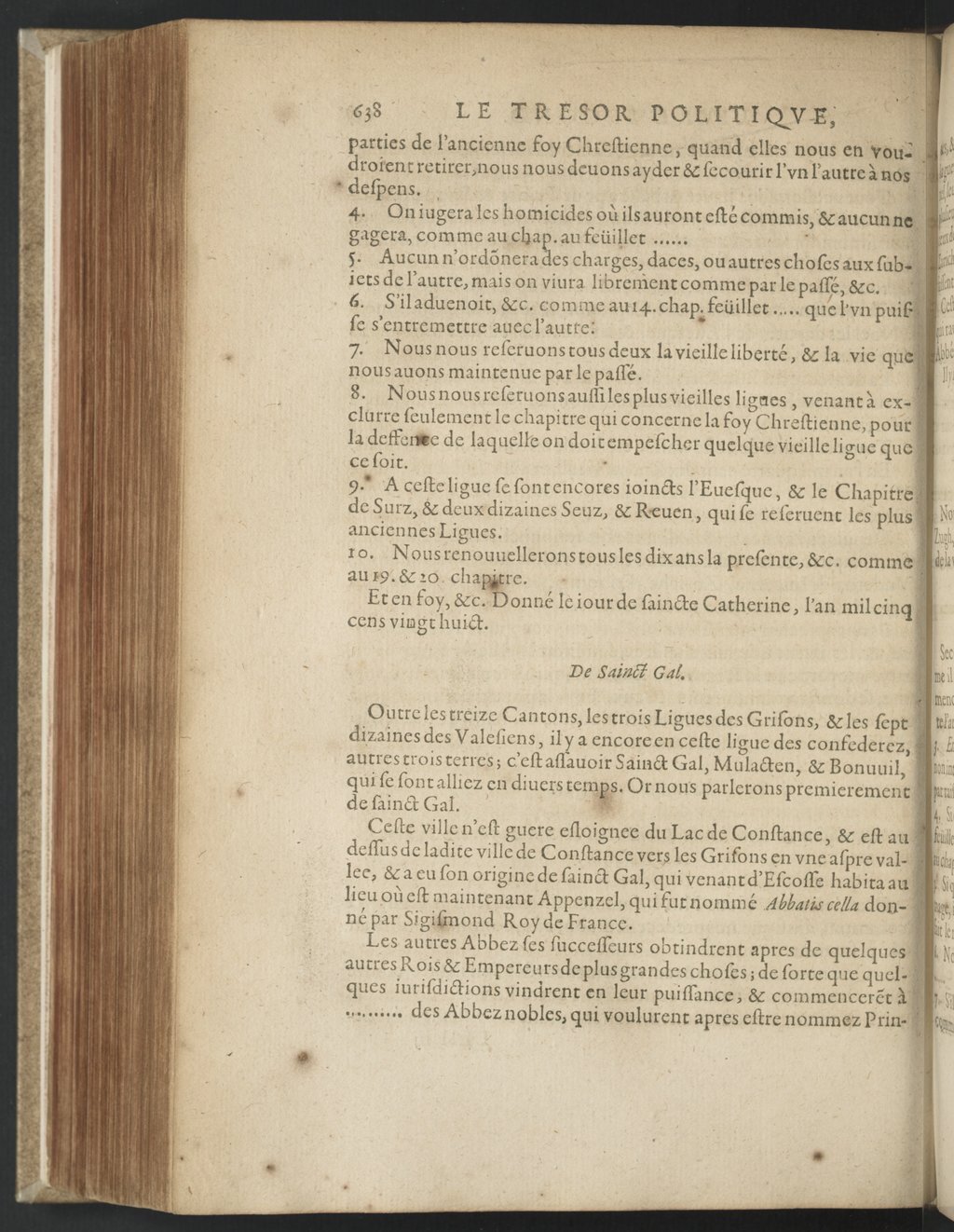 1608 - Nicolas Du Fossé - Trésor politique - BnF Tolbiac