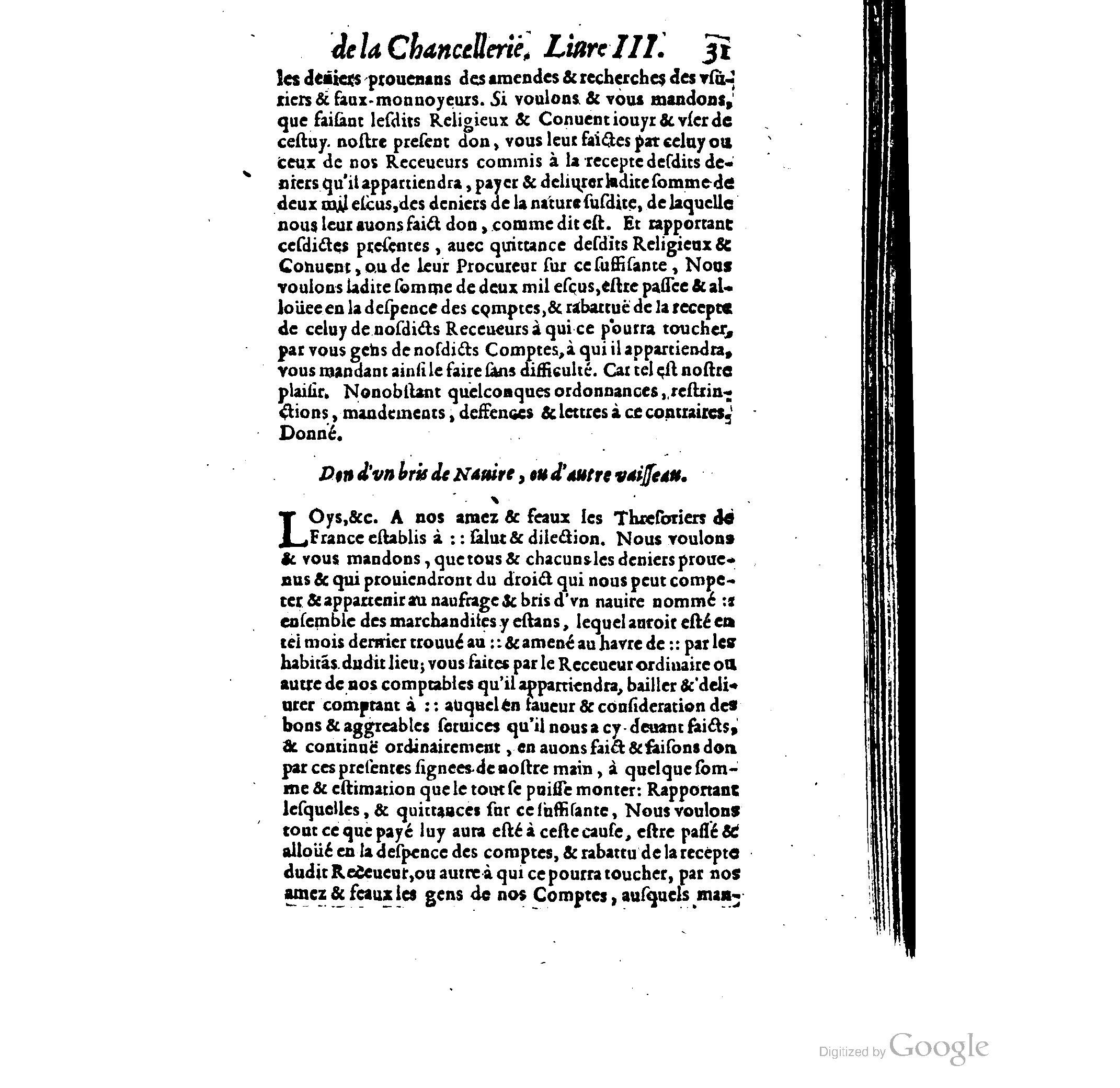 1614 - Jean Richer - Trésor du nouveau style et protocole de la chancellerie de France - BSB Munich